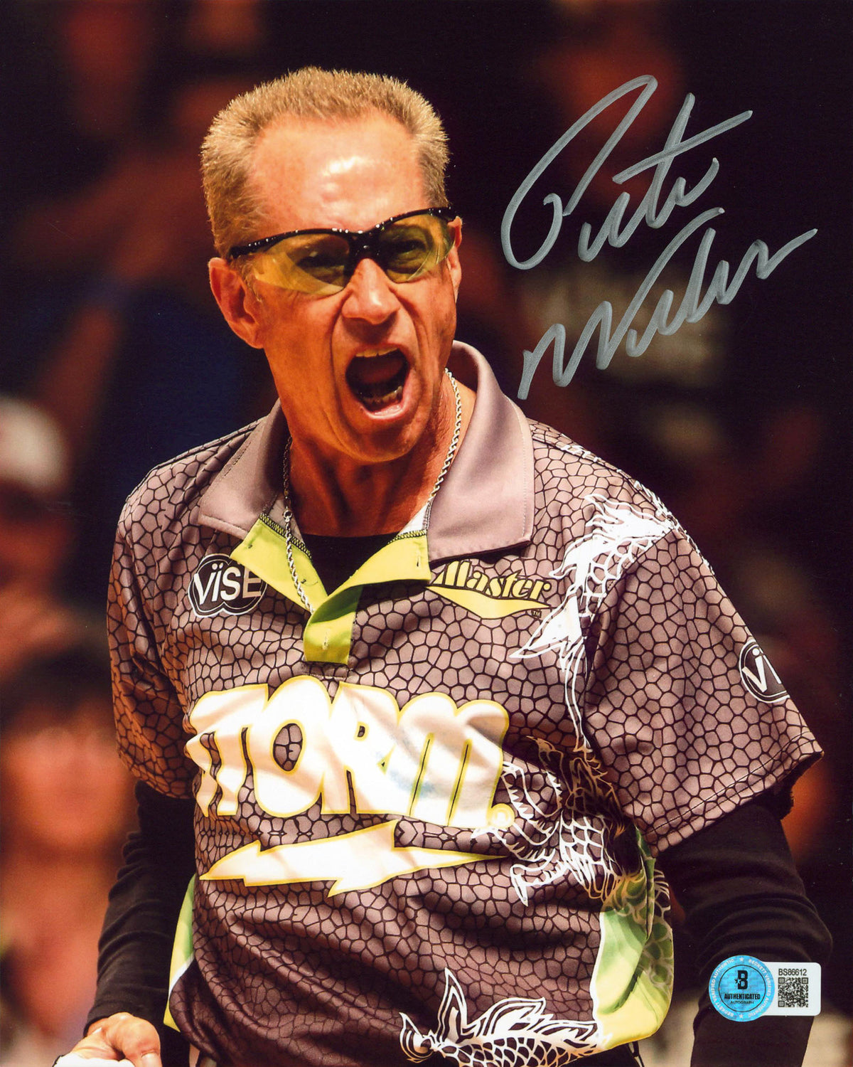 Pete Weber Bowling Authentic Signed 8x10 Vertical Photo Autographed BAS 8
