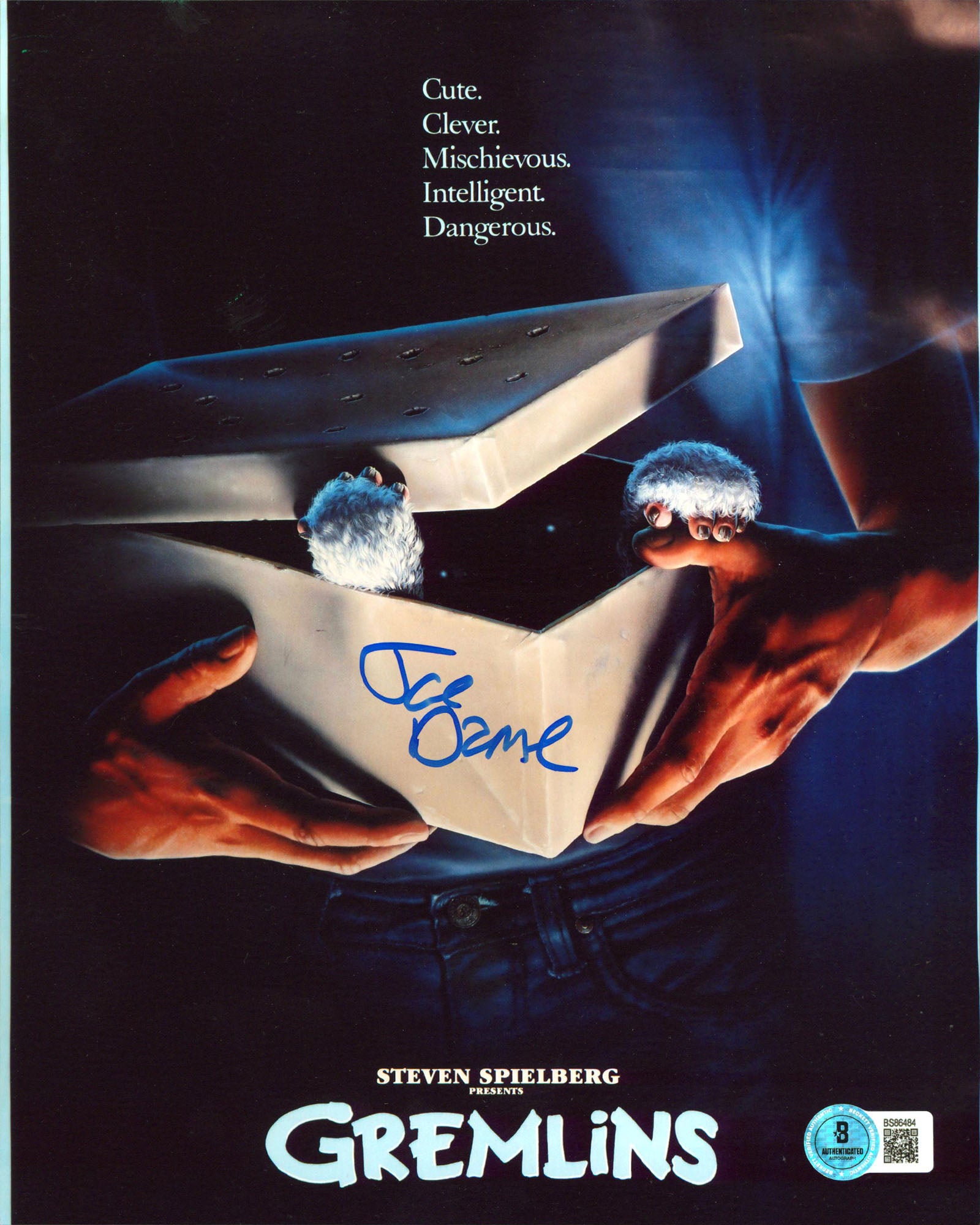 Joe Dante Gremlins Authentic Signed 8x10 Vertical Photo BAS 9
