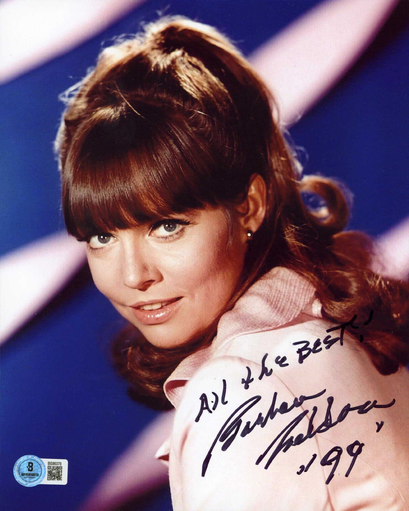 Barbara Feldon Get Smart "All The Best! 99" Authentic Signed 8x10 Photo BAS 4