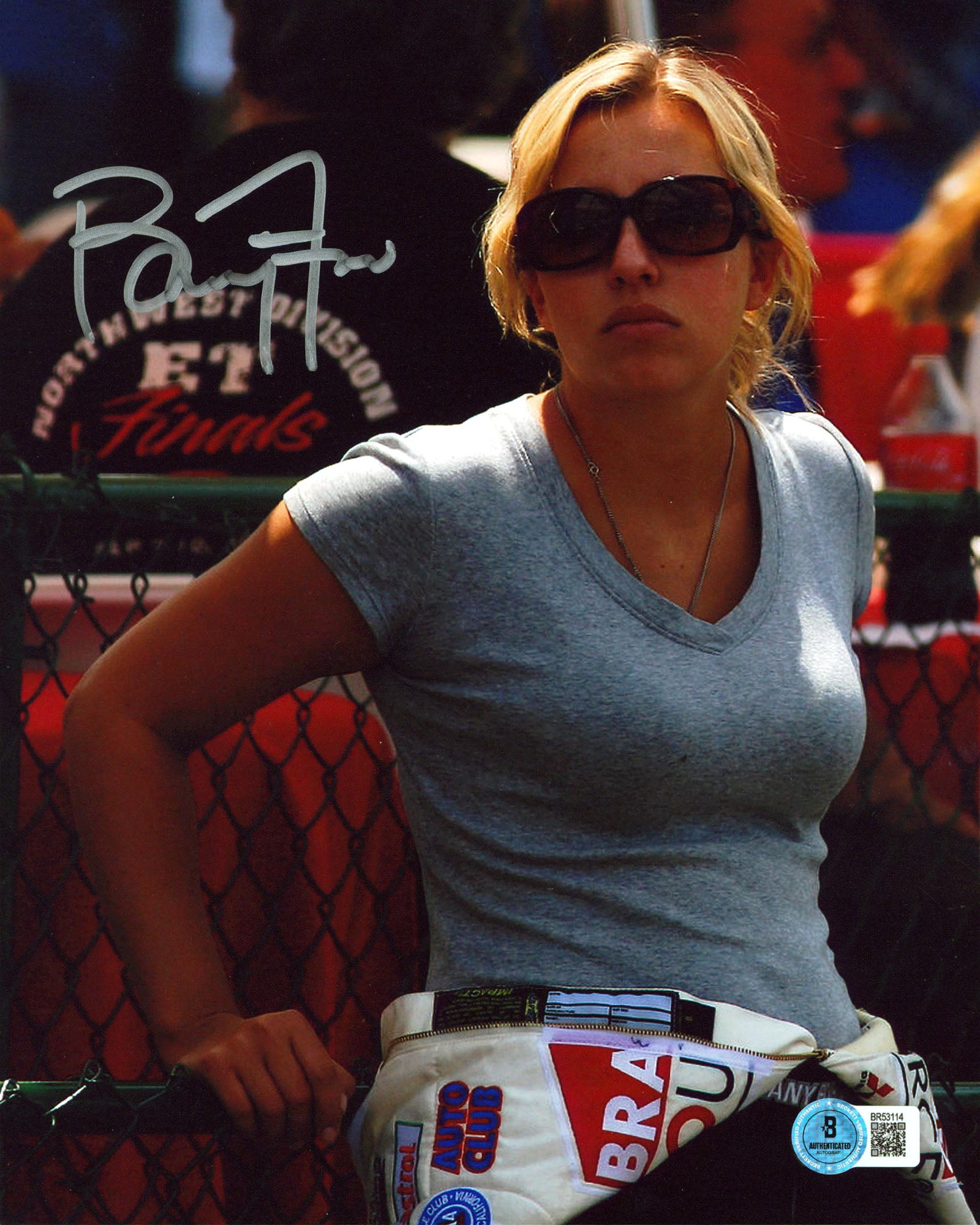 Brittany Force NHRA Authentic Signed 8x10 Vertical Photo Autographed BAS 1