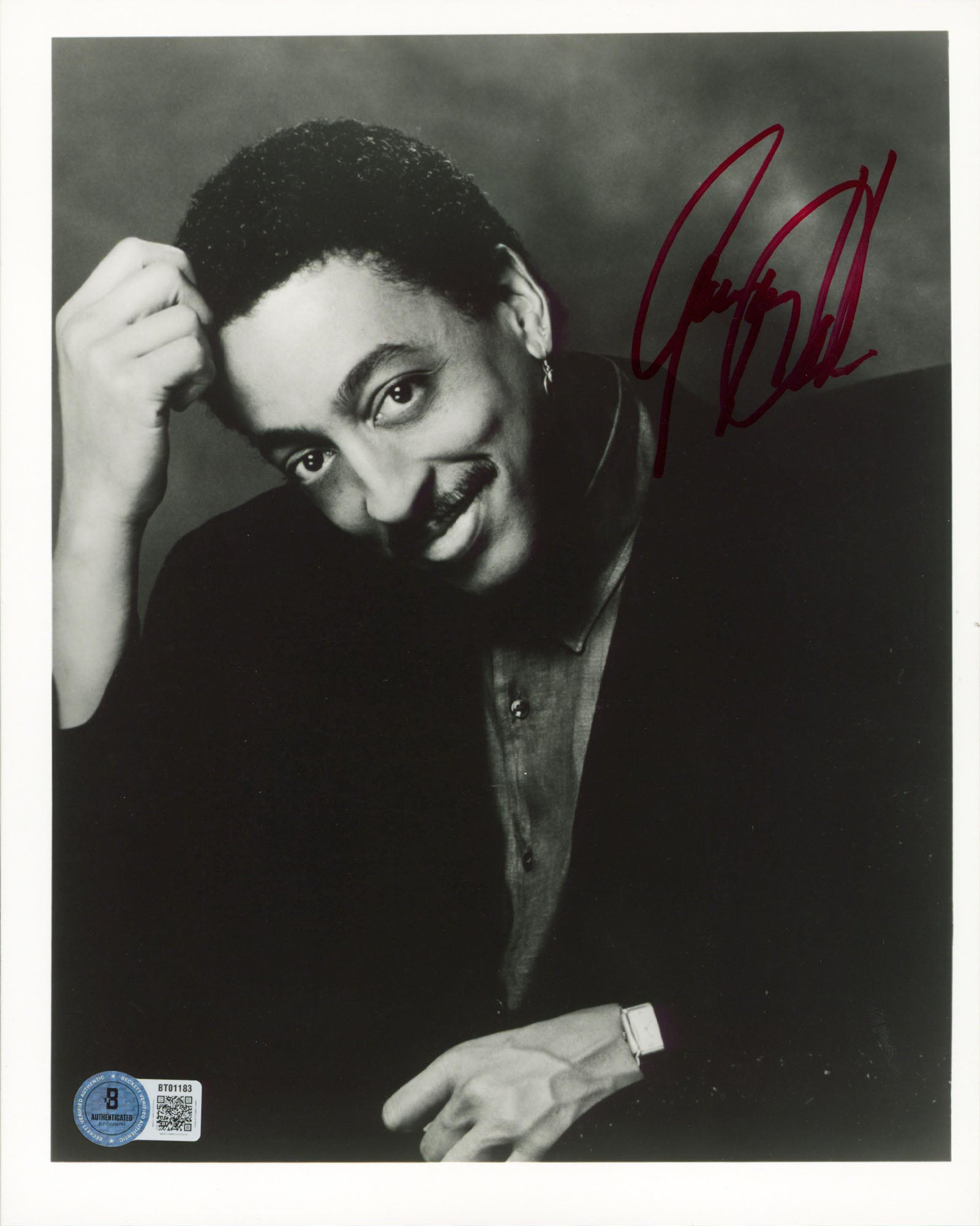 Gregory Hines Running Scared Authentic Signed 8x10 Vertical Photo BAS #BT01183