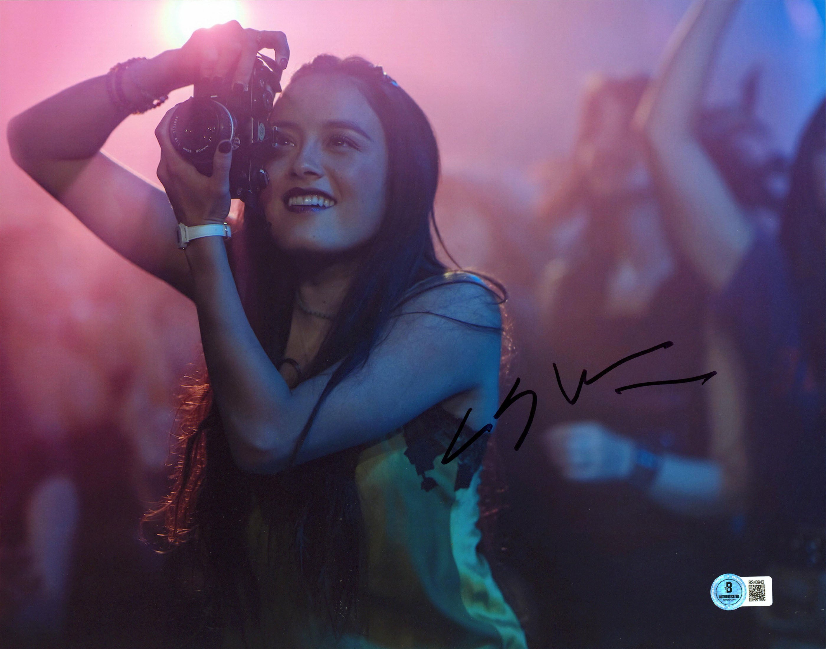 Chase Sui Wonders Generation Authentic Signed 11x14 Horizontal Photo BAS BS40942