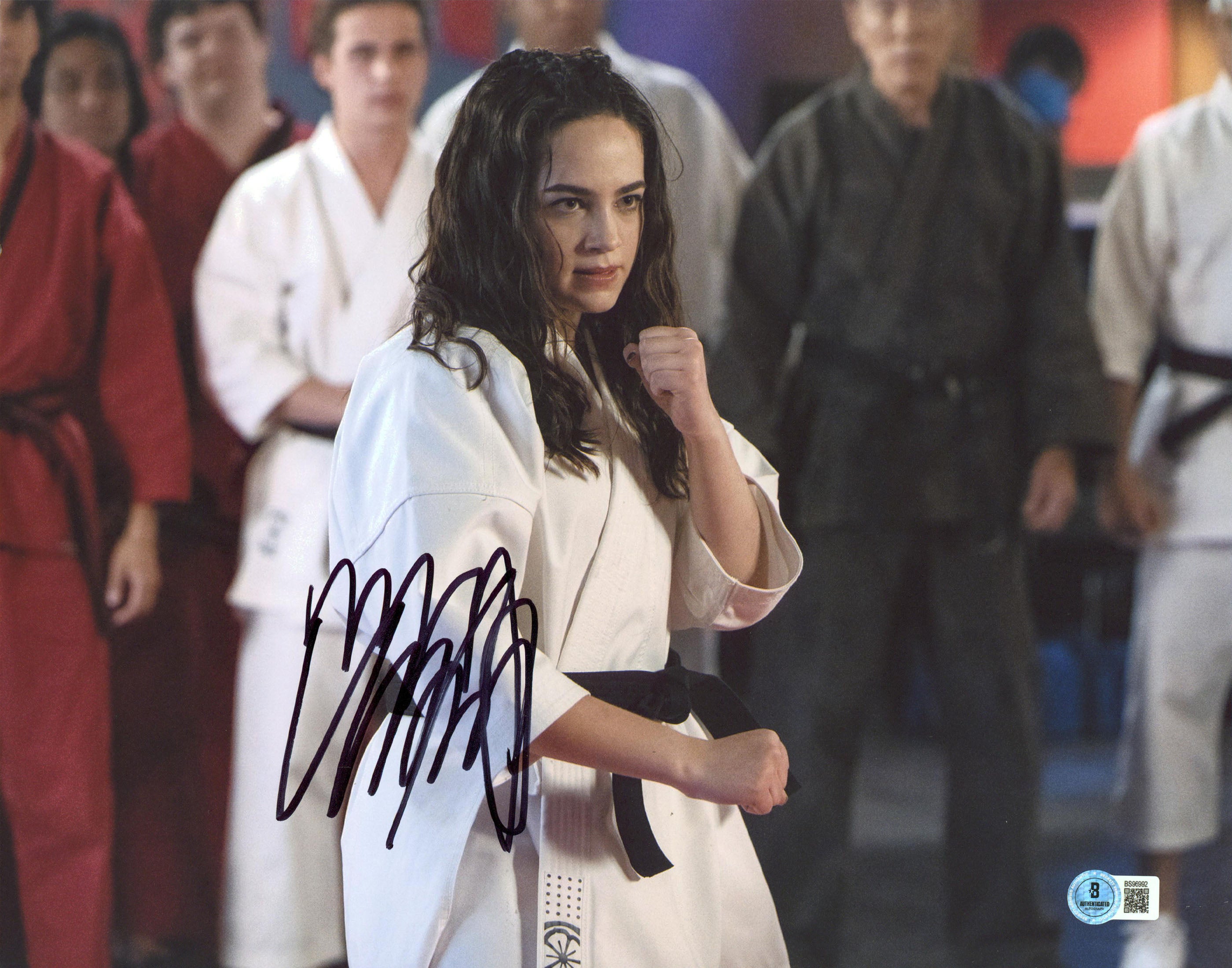 Mary Mouser Cobra Kai Authentic Signed 11x14 Horizontal Photo BAS #BS96992
