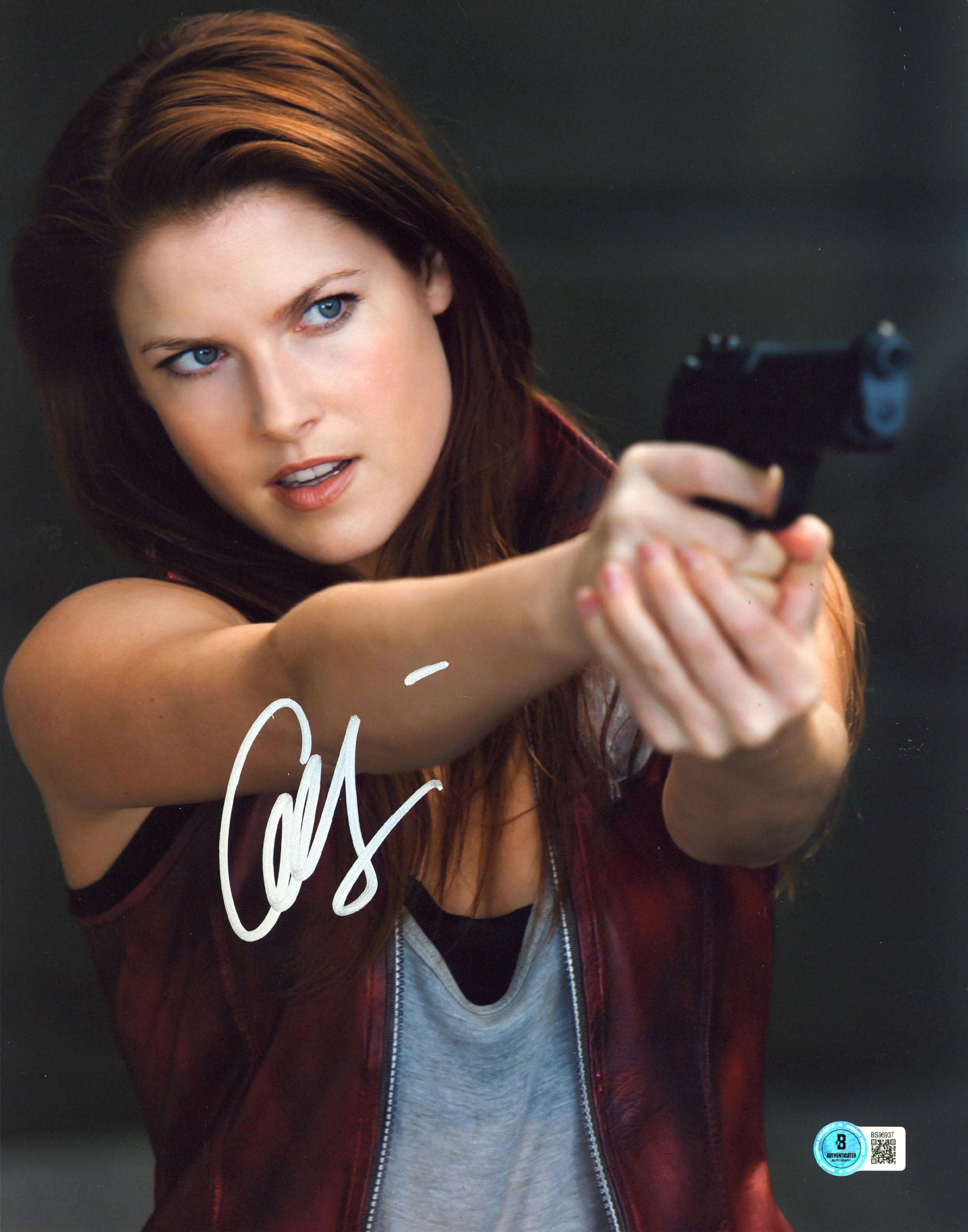 Ali Larter Resident Evil Authentic Signed 11x14 Vertical Photo BAS #BS96937