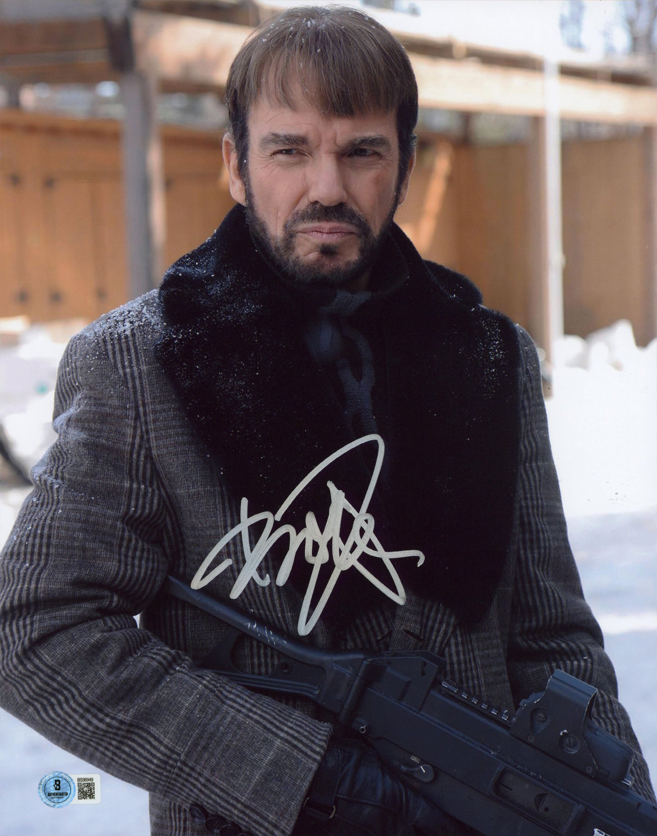 Billy Bob Thornton Fargo Authentic Signed 11x14 Vertical Photo BAS #BS96949