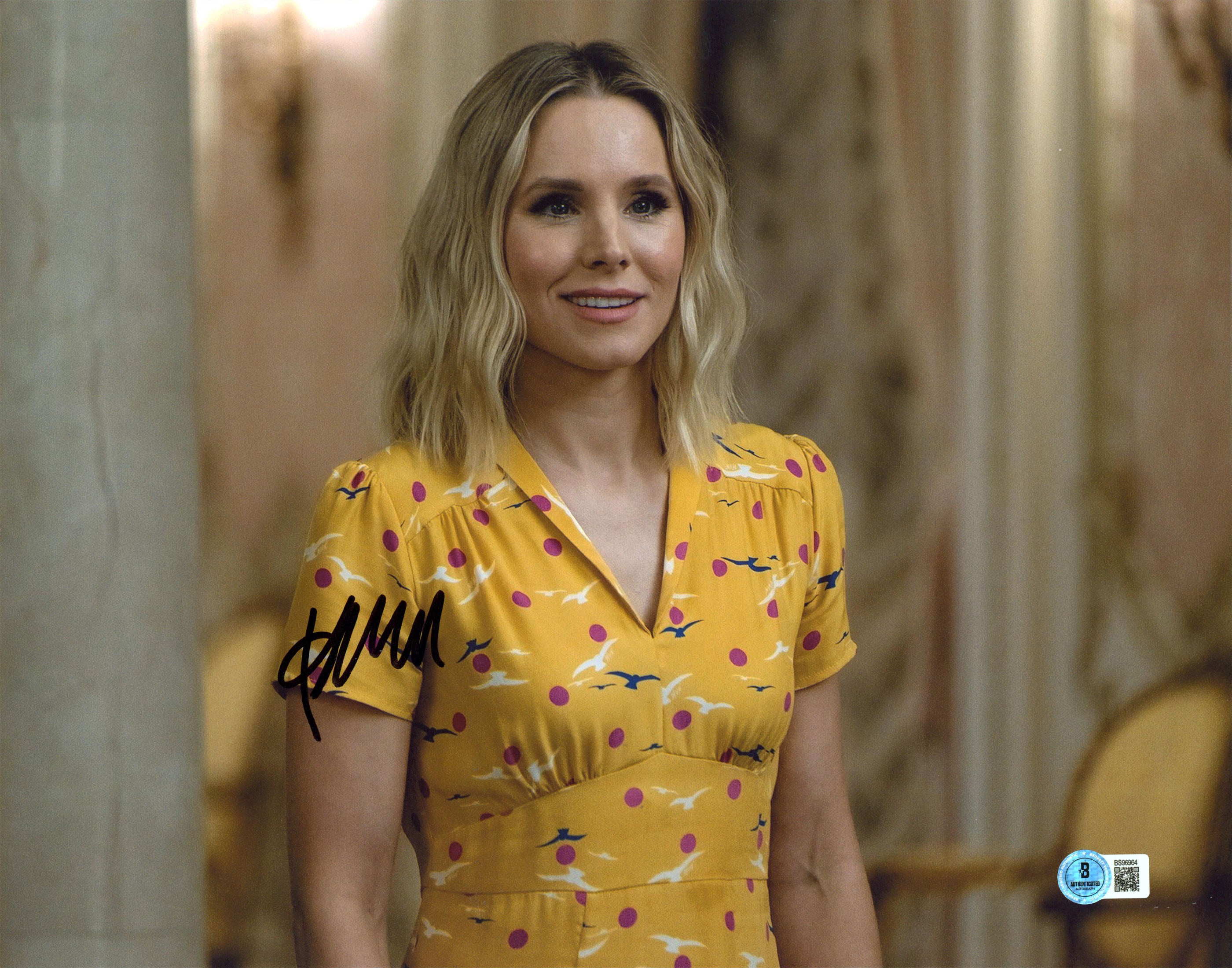 Kristen Bell The Good Place Authentic Signed 11x14 Horizontal Photo BAS #BS96964