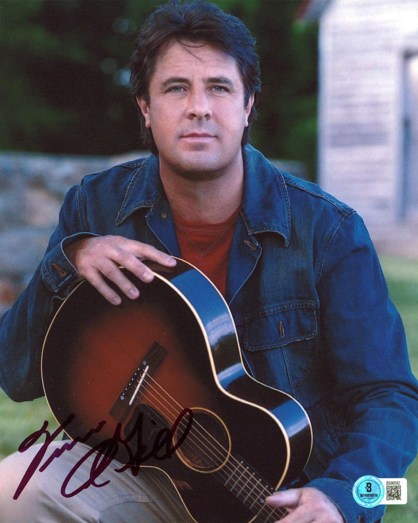 Vince Gill Country Musician Authentic Signed 8x10 Vertical Photo BAS 3