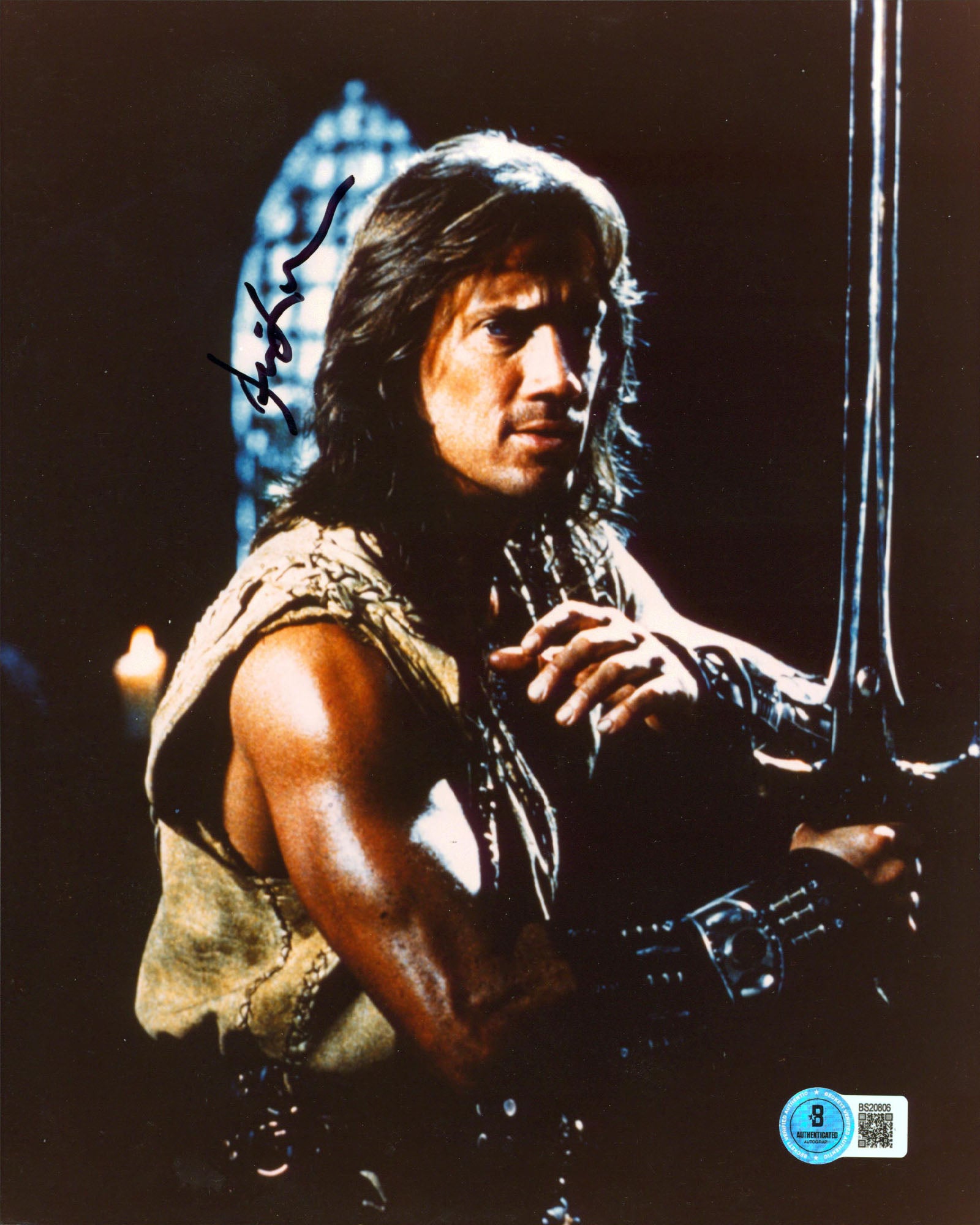 Kevin Sorbo Hercules The Legendary Journeys Signed 8x10 Photo BAS #BS20806