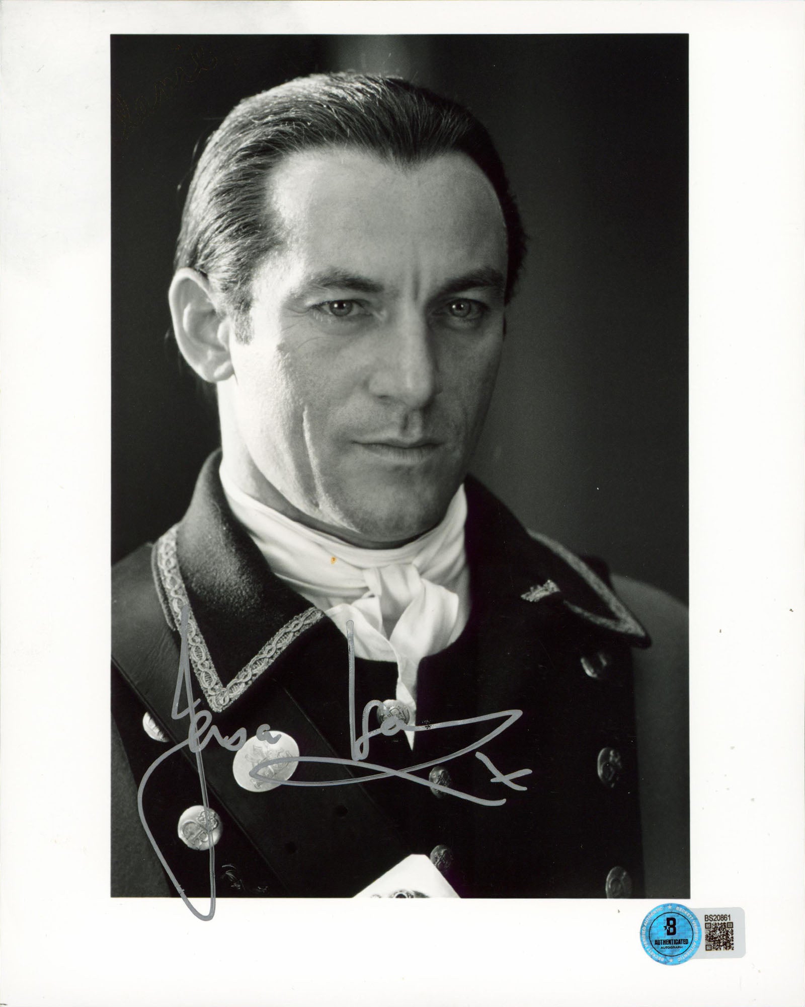 Jason Isaacs The Patriot Authentic Signed 8x10 Vertical Photo BAS #BS20861