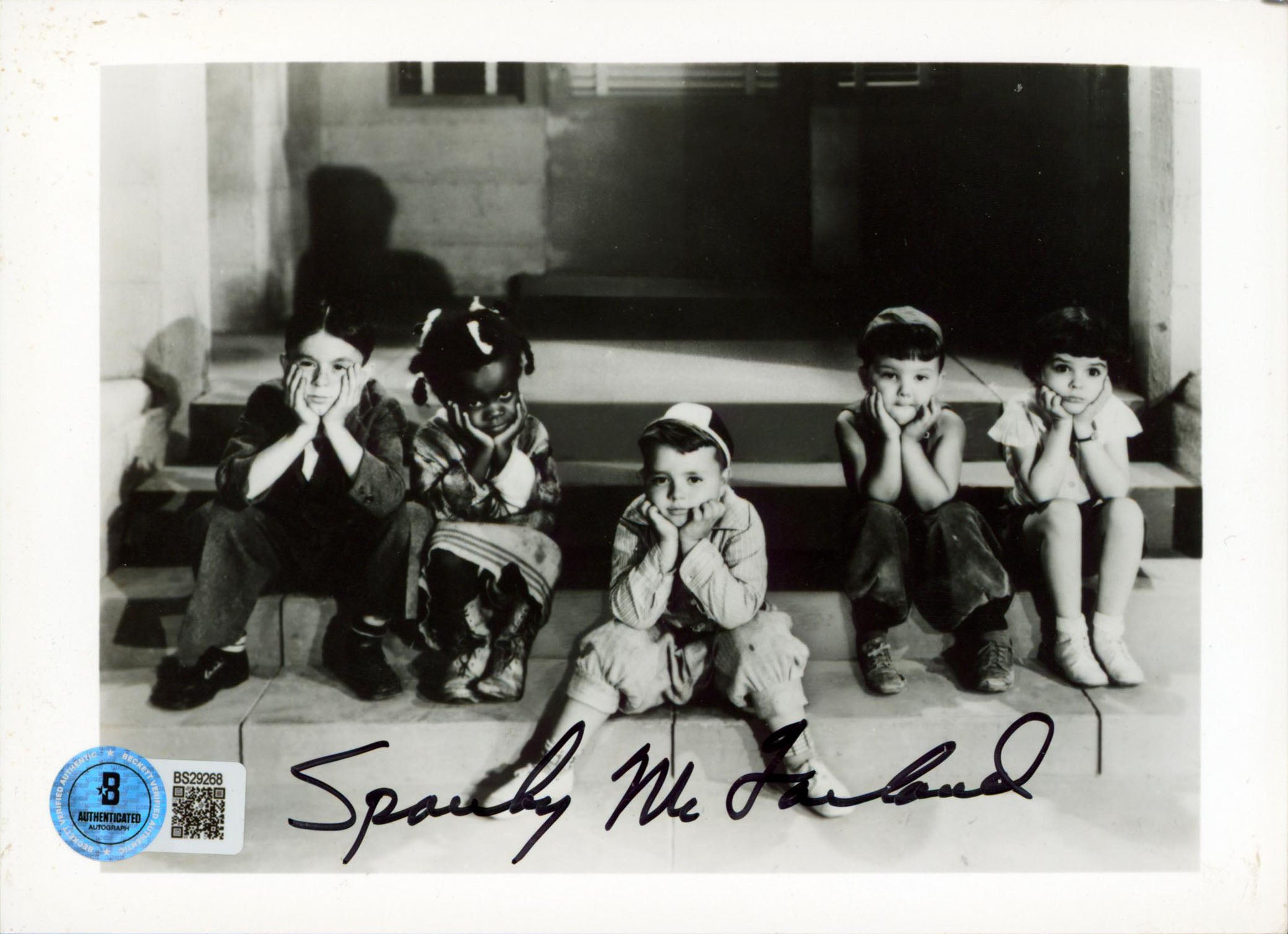 Spanky McFarland The Little Rascals Authentic Signed 5x7 Photo BAS #BS29268