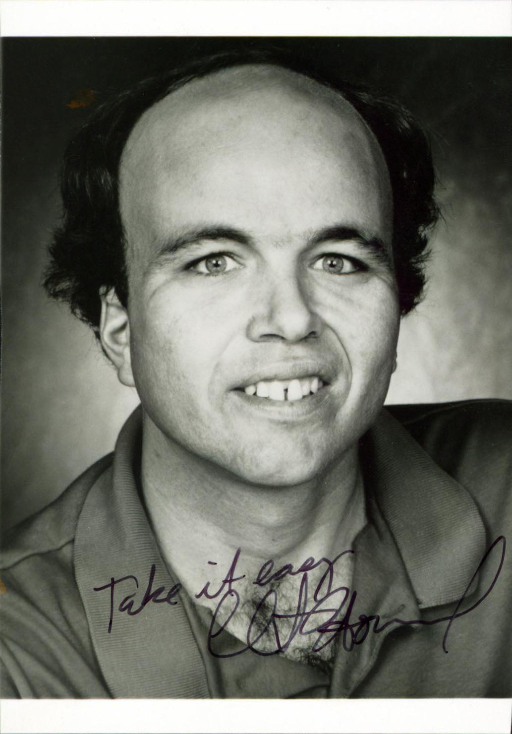 Clint Howard The Waterboy "Take It Easy" Signed 3.5x5 Photo BAS #BS29228