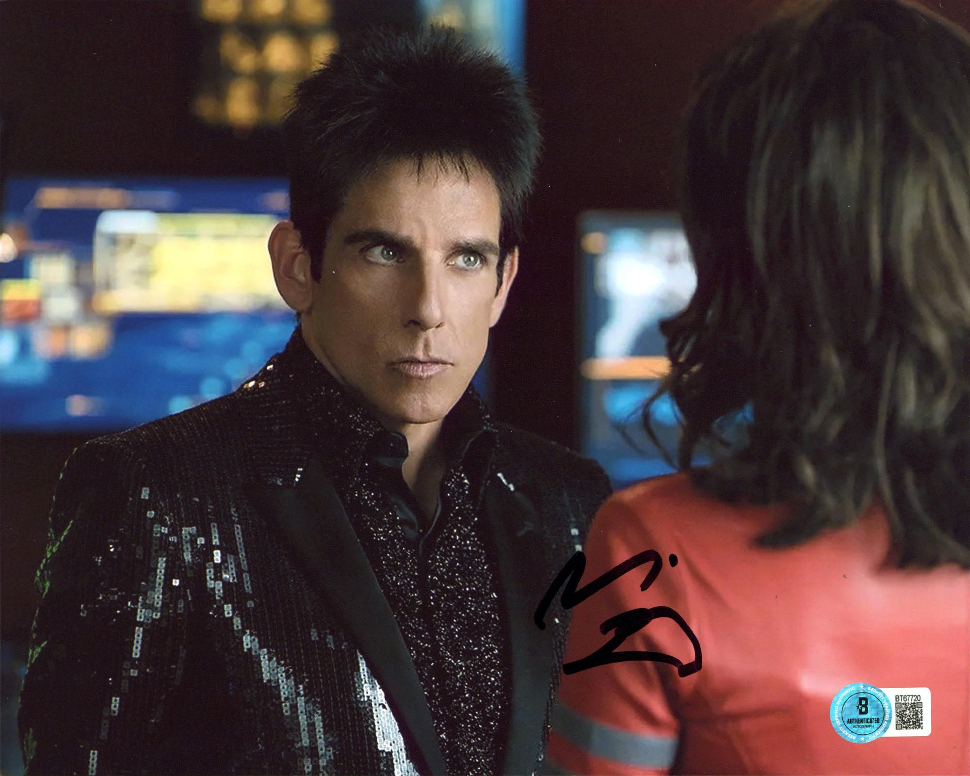 Ben Stiller Zoolander Authentic Signed 8x10 Horizontal Photo BAS #BT67720