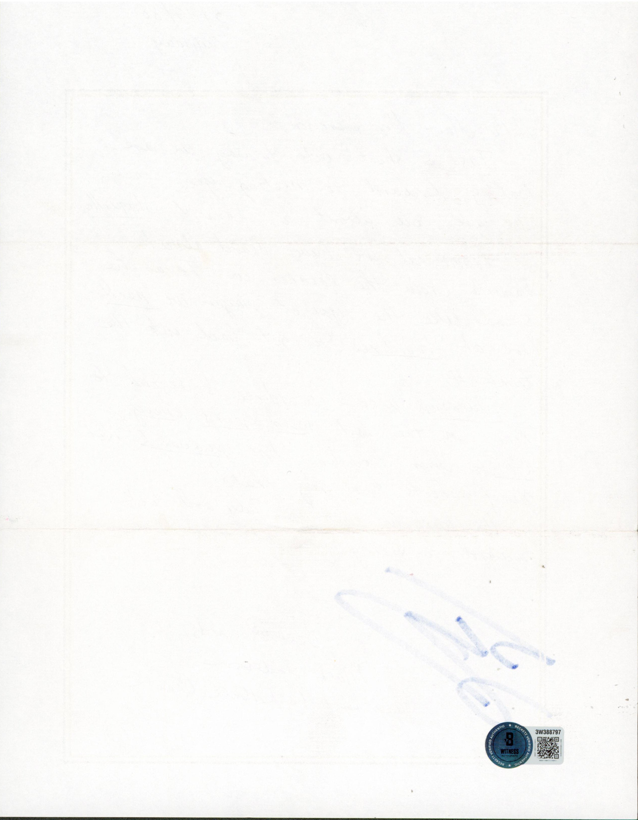 Shaquille O'Neal Signed 1988 Providence Handwritten Recruitment Letter BAS