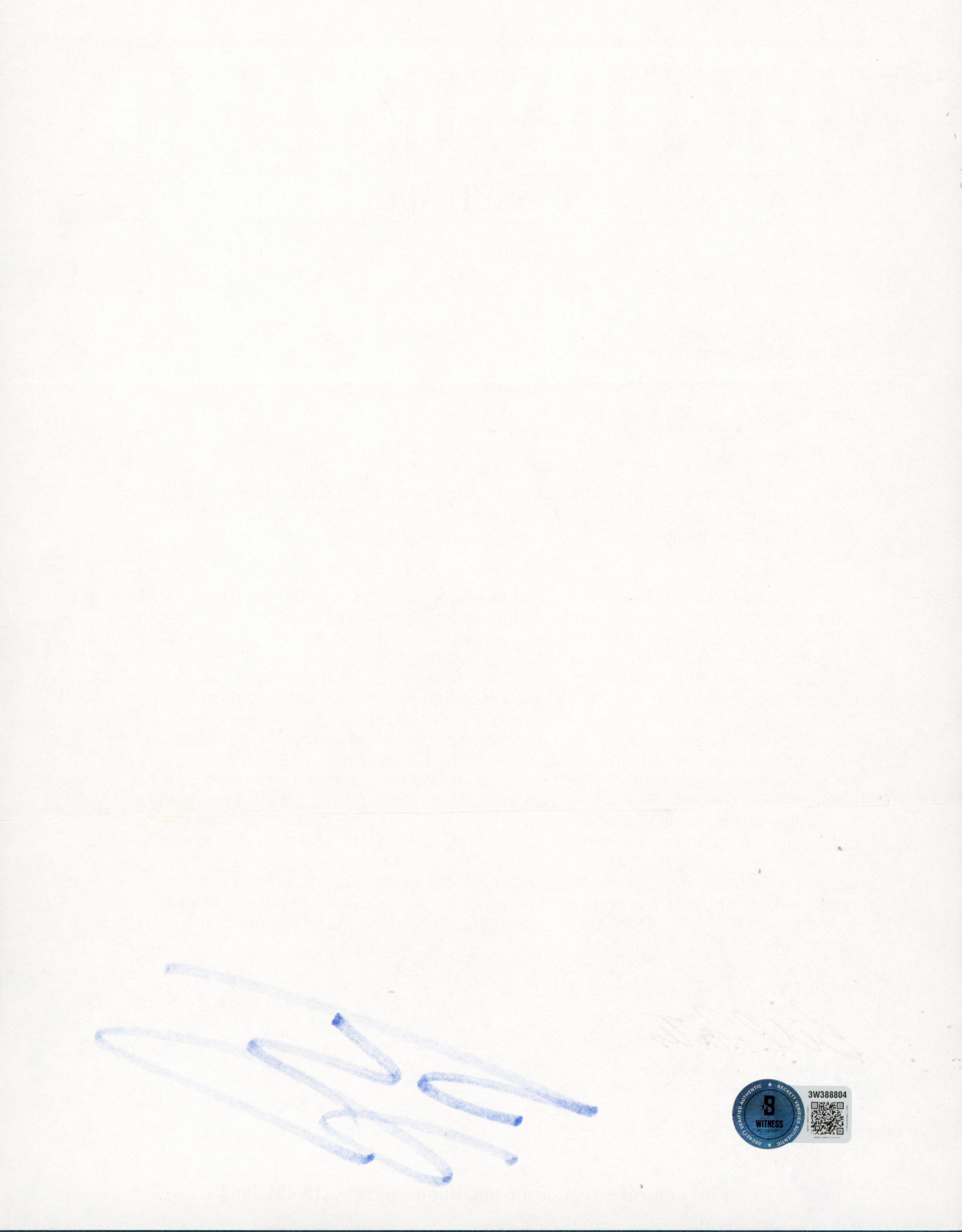 Shaquille O'Neal Authentic Signed 1988 Northwestern Recruitment Letter BAS