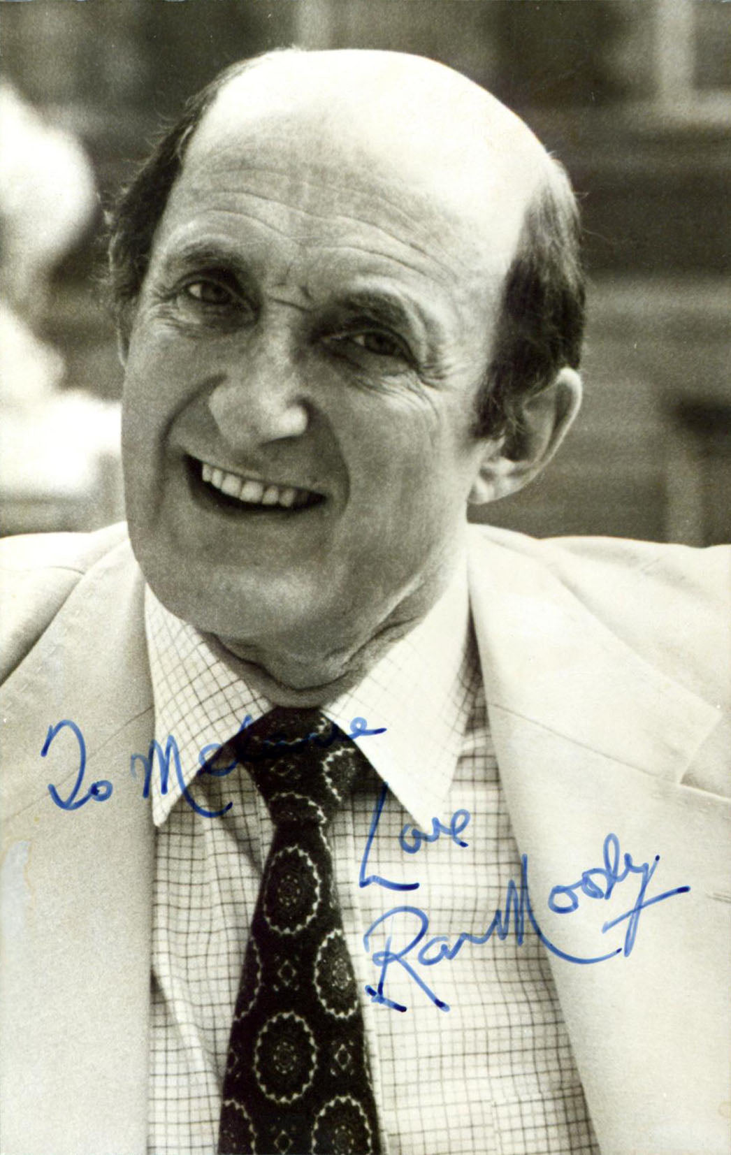 Ron Moody Oliver! "To Melanie Love" Authentic Signed 3.5x5.5 Photo BAS #BT02494