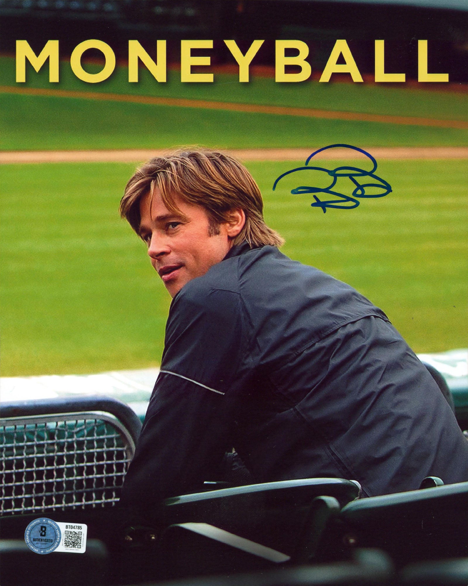 Billy Beane Moneyball Authentic Signed 8x10 Vertical Photo Autographed BAS 10
