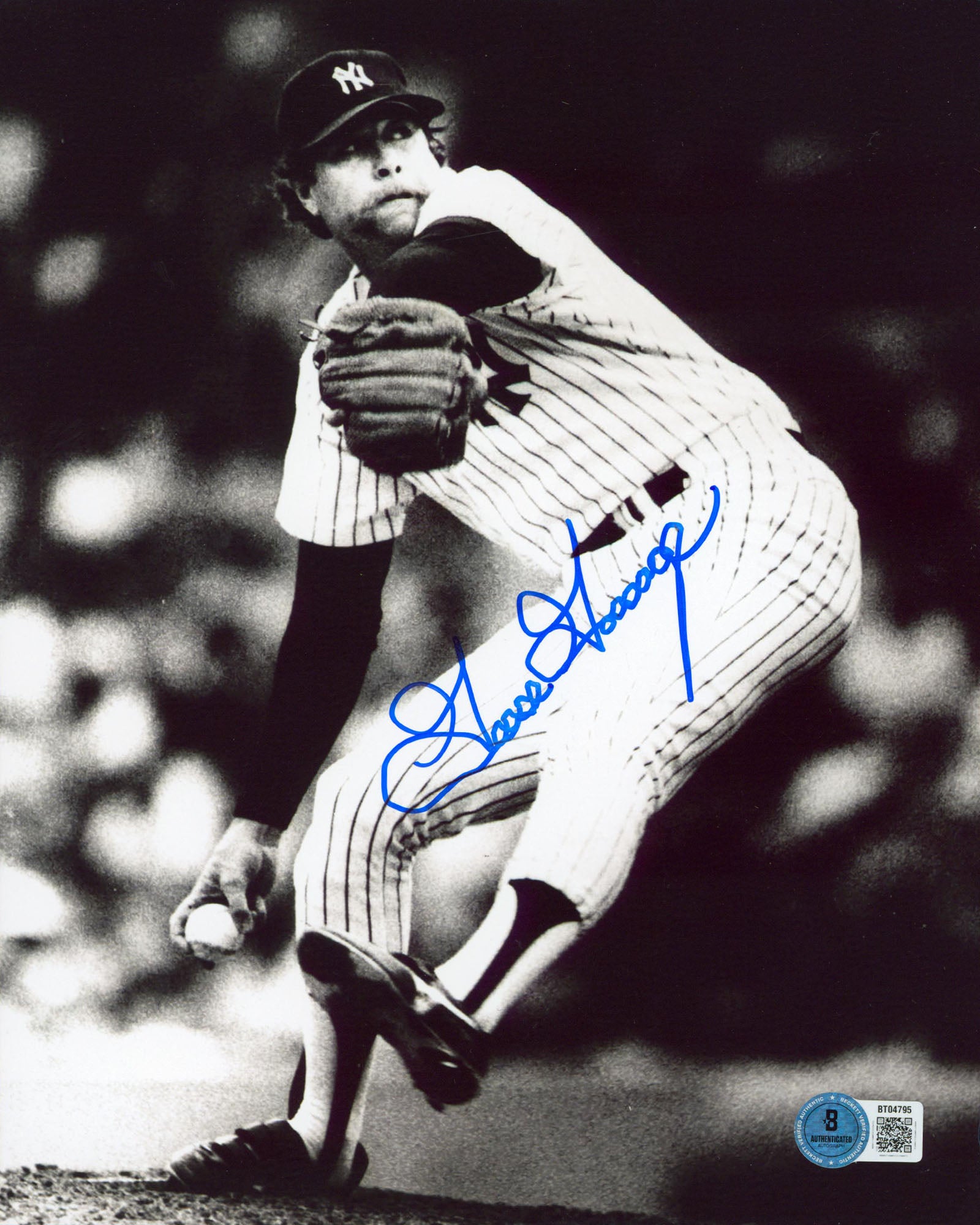 Yankees Goose Gossage Authentic Signed 8x10 Vertical Photo Autographed BAS 1