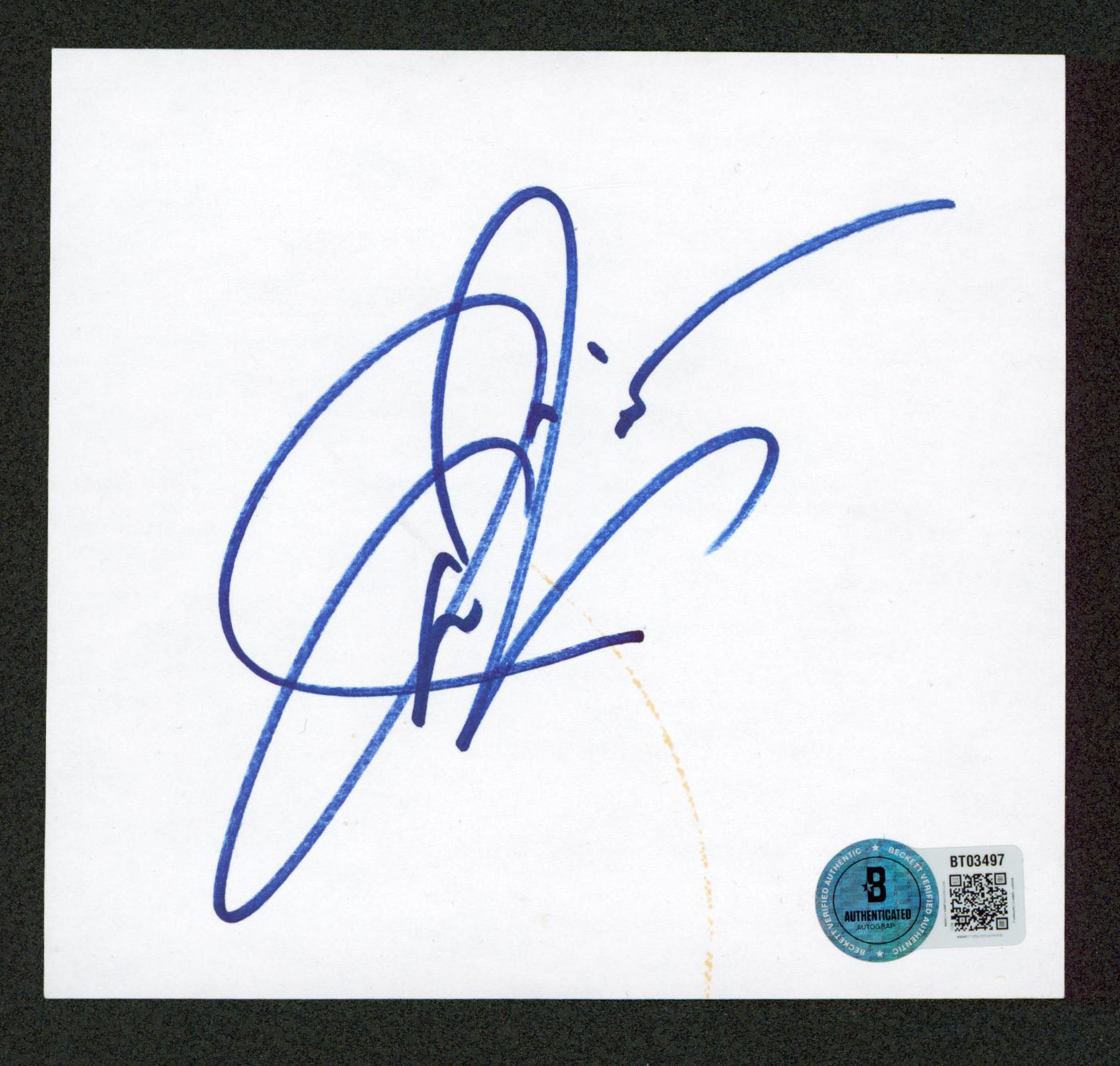 Ian Ziering Beverly Hills 90210 Authentic Signed 4.75x5 Cut Signature BASBT03497