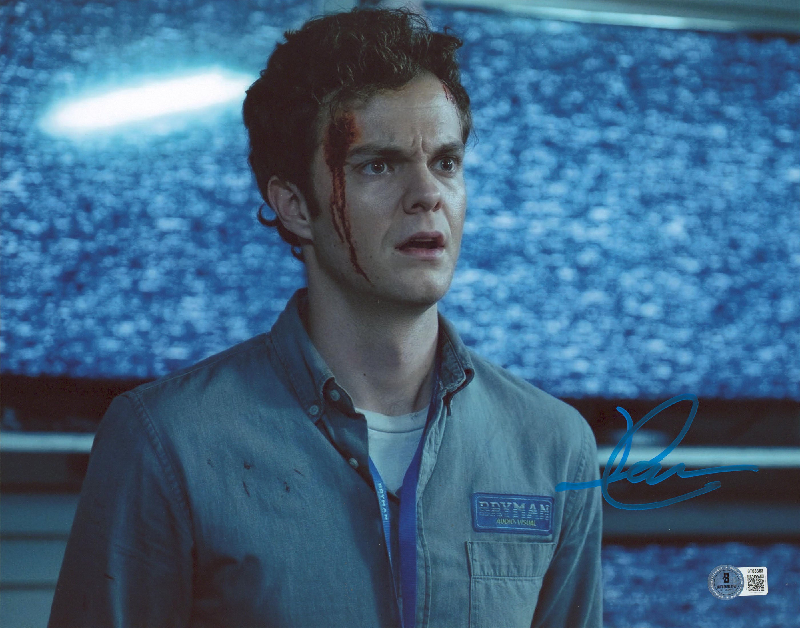 Jack Quaid The Boys Authentic Signed 11x14 Horizontal Photo BAS #BT03363