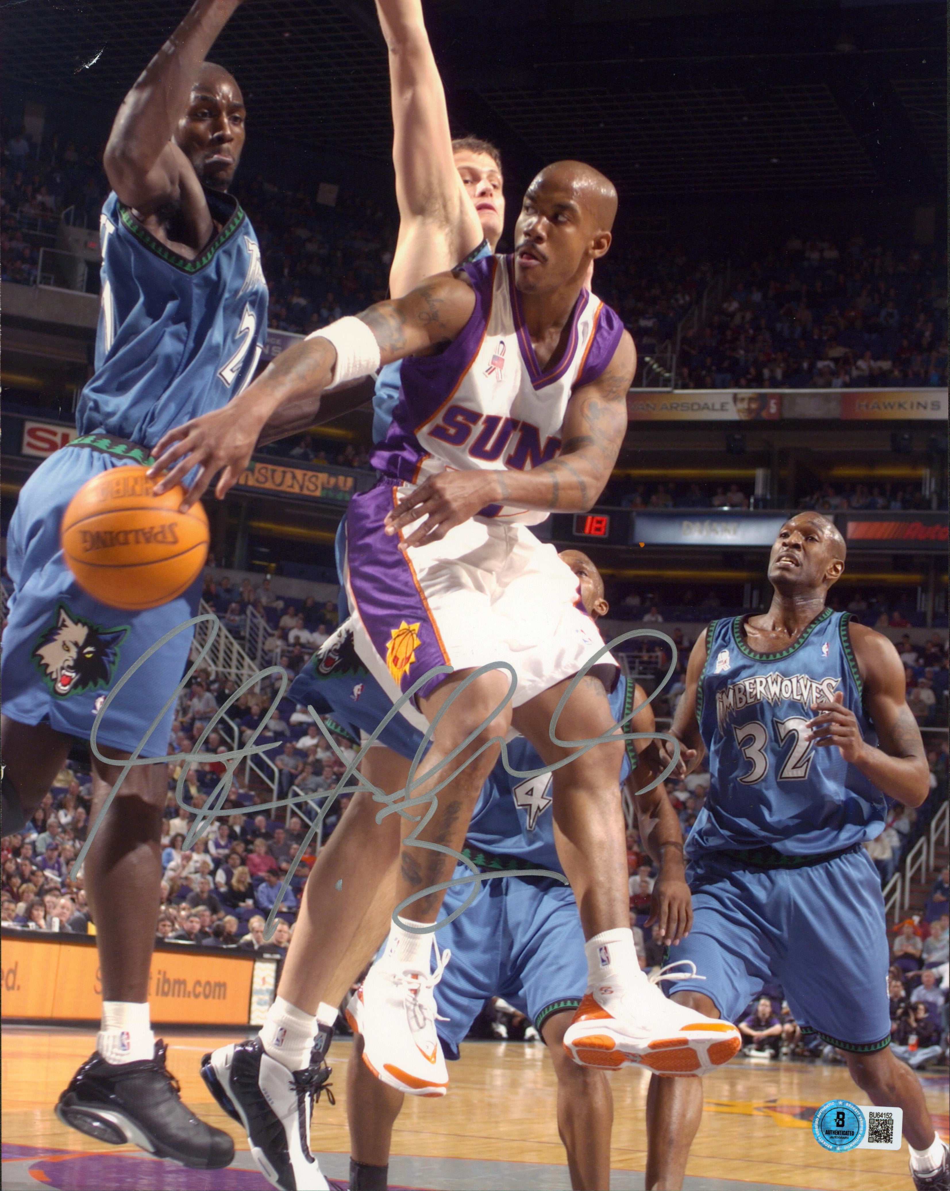 Suns Stephon Marbury Authentic Signed 11x14 Vertical Photo BAS #BU64152