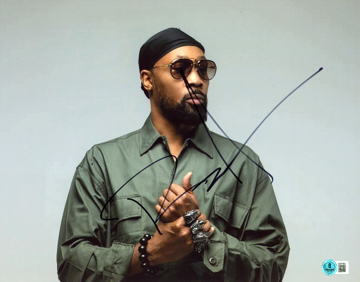 RZA Wu-Tang Clan Authentic Signed 11x14 Horizontal Photo BAS #BU87869