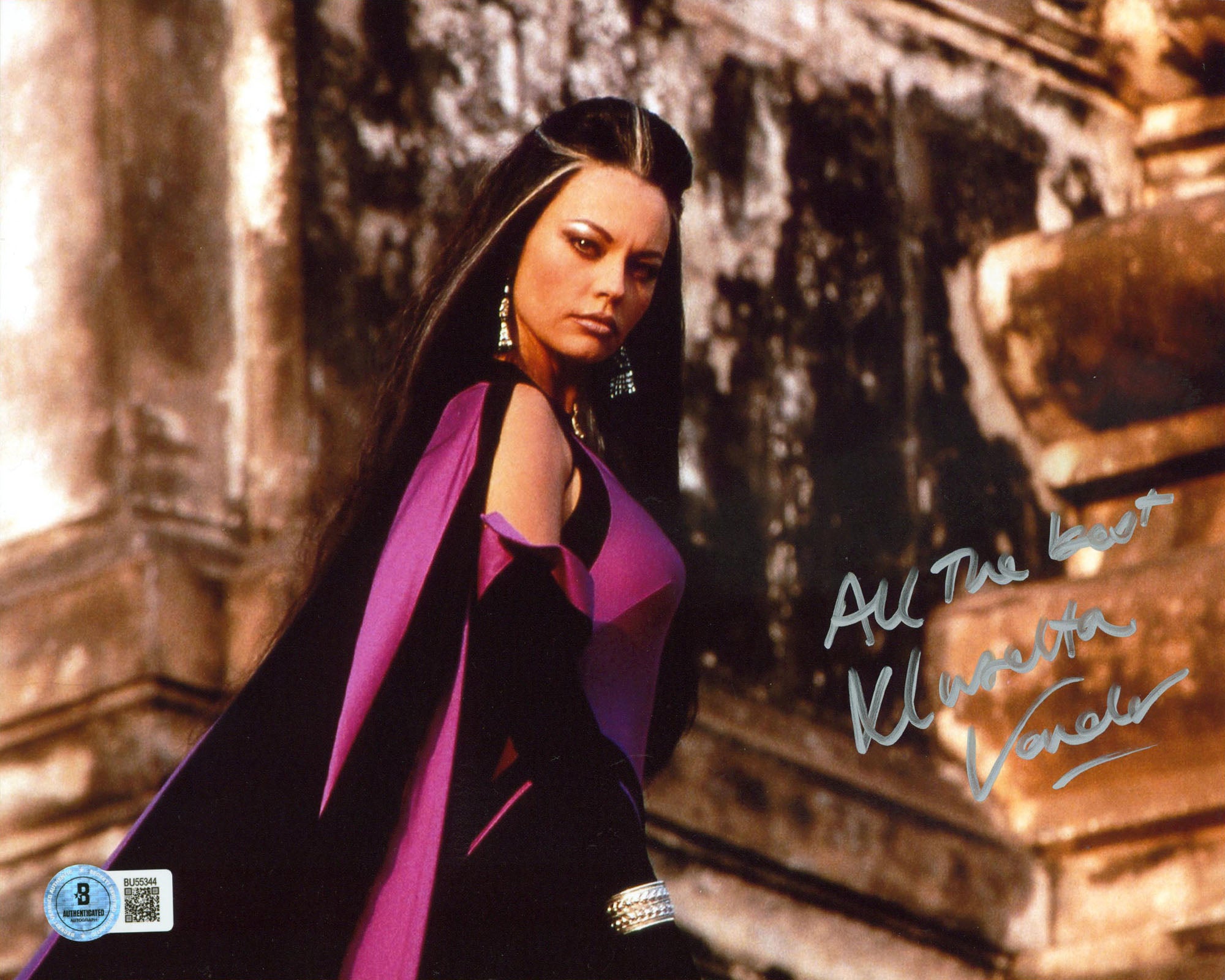 Musetta Vander Mortal Kombat "All The Best" Signed 8x10 Photo BAS #BU55344