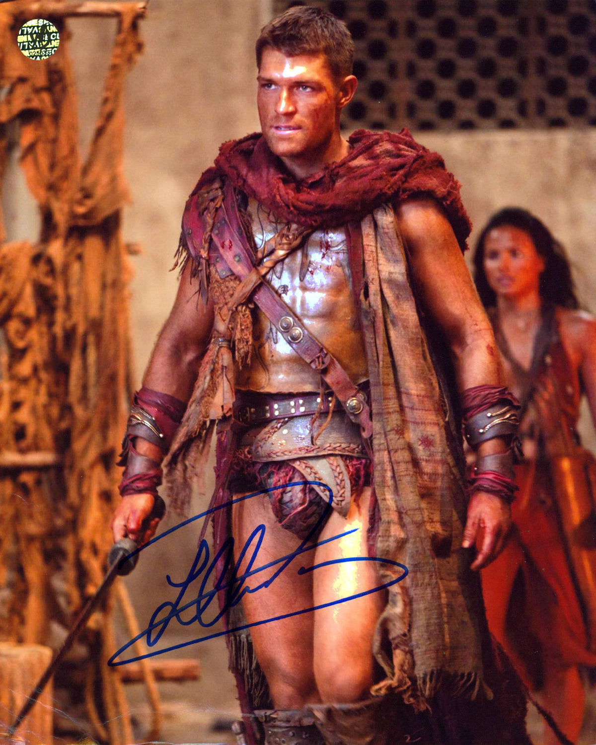 Liam McIntyre Spartacus Authentic Signed 8x10 Vertical Photo Wizard World #25033