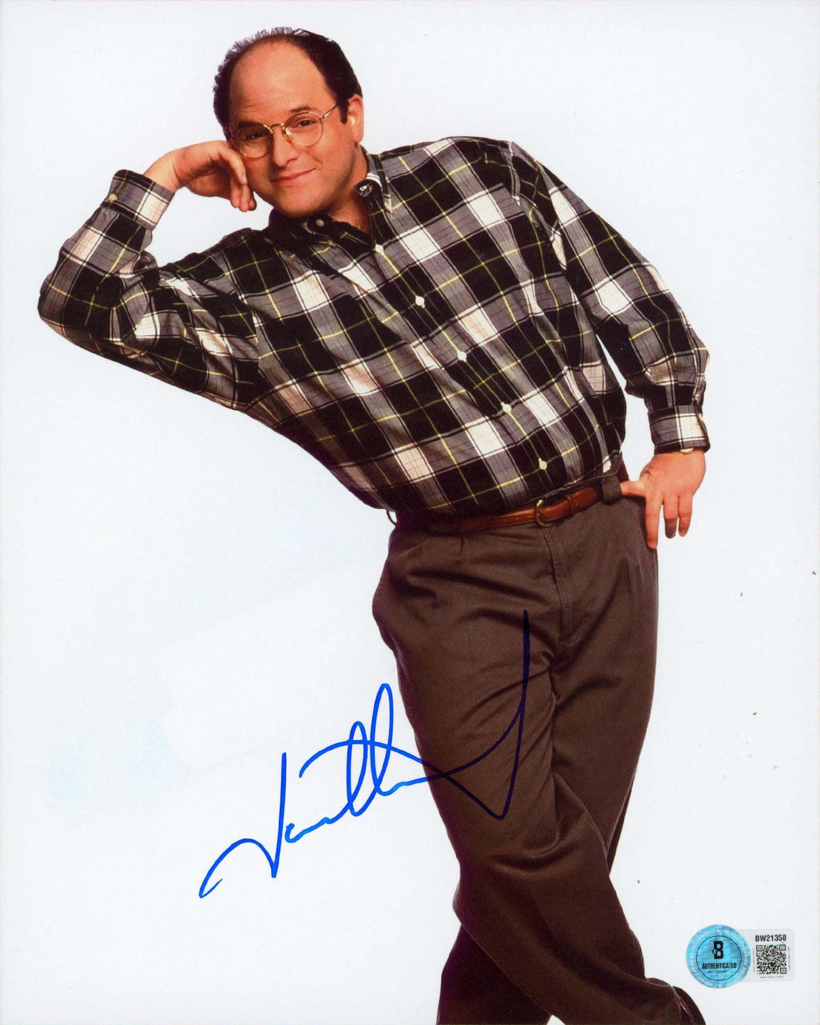 Jason Alexander Seinfeld Authentic Signed 8x10 Vertical Photo BAS #BW21358