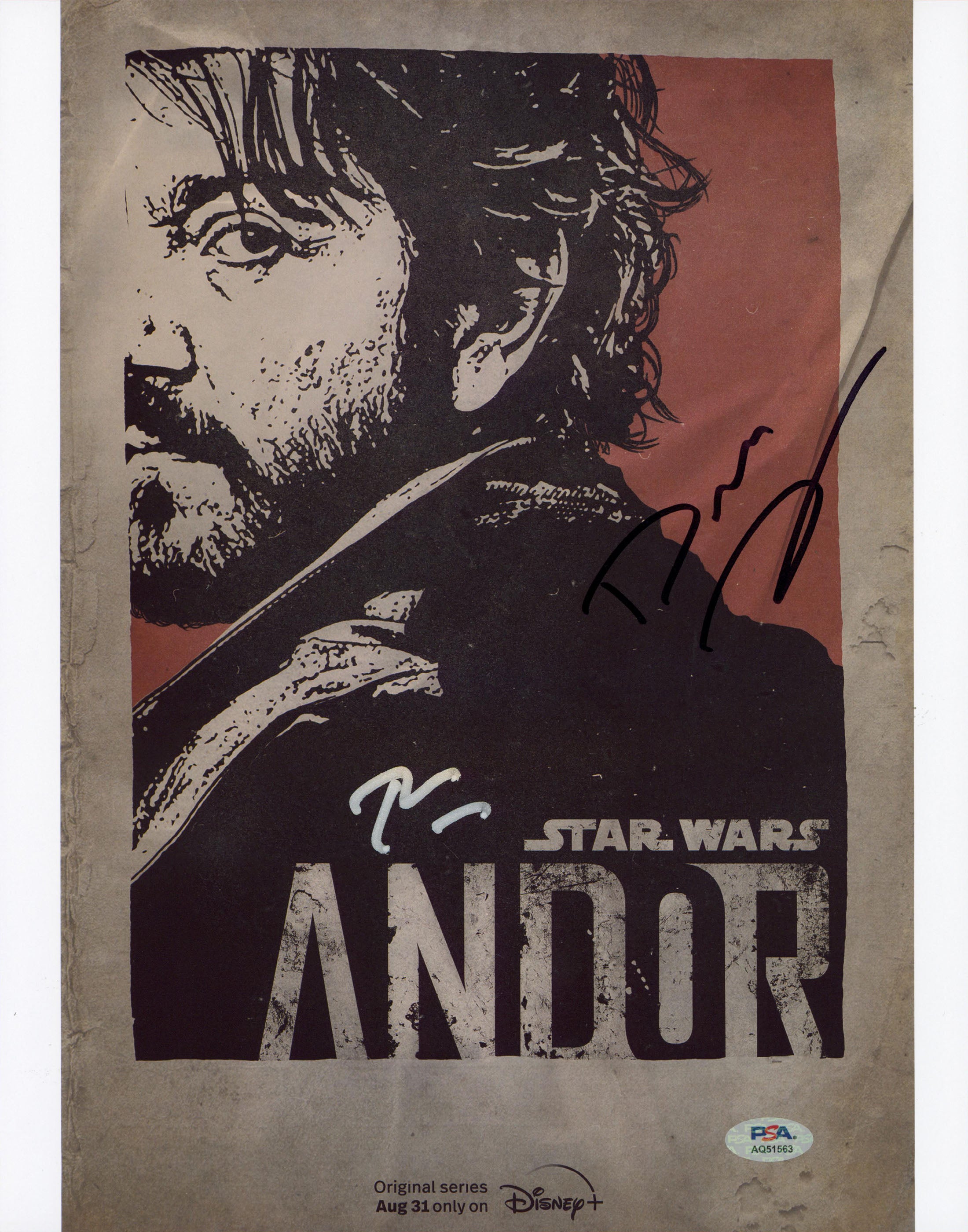 Tony Gilroy & Dan Gilroy Star Wars Andor Signed 11x14 Photo PSA/DNA #AQ51563