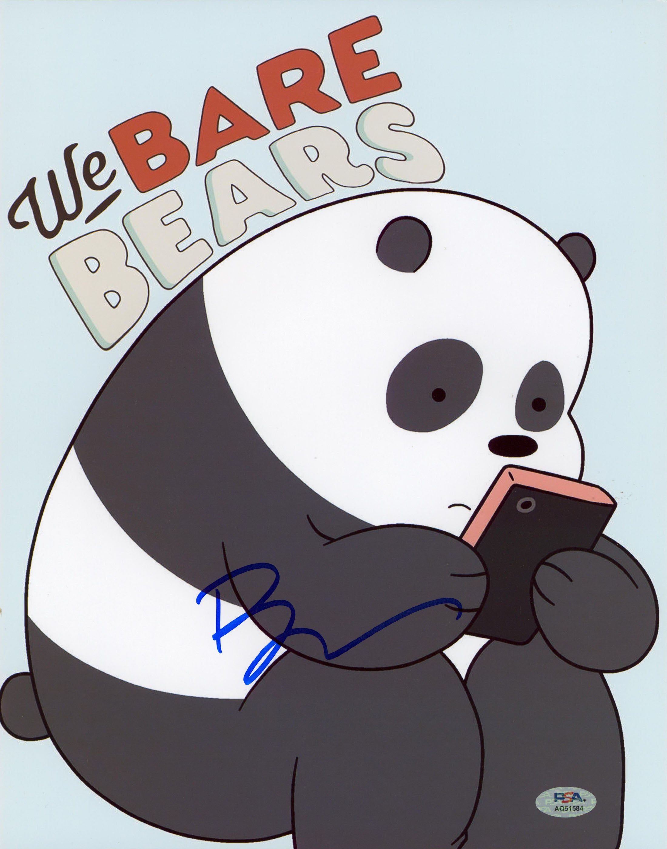 Bobby Moynihan We Bare Bears Authentic Signed 11x14 Photo PSA/DNA #AQ51584