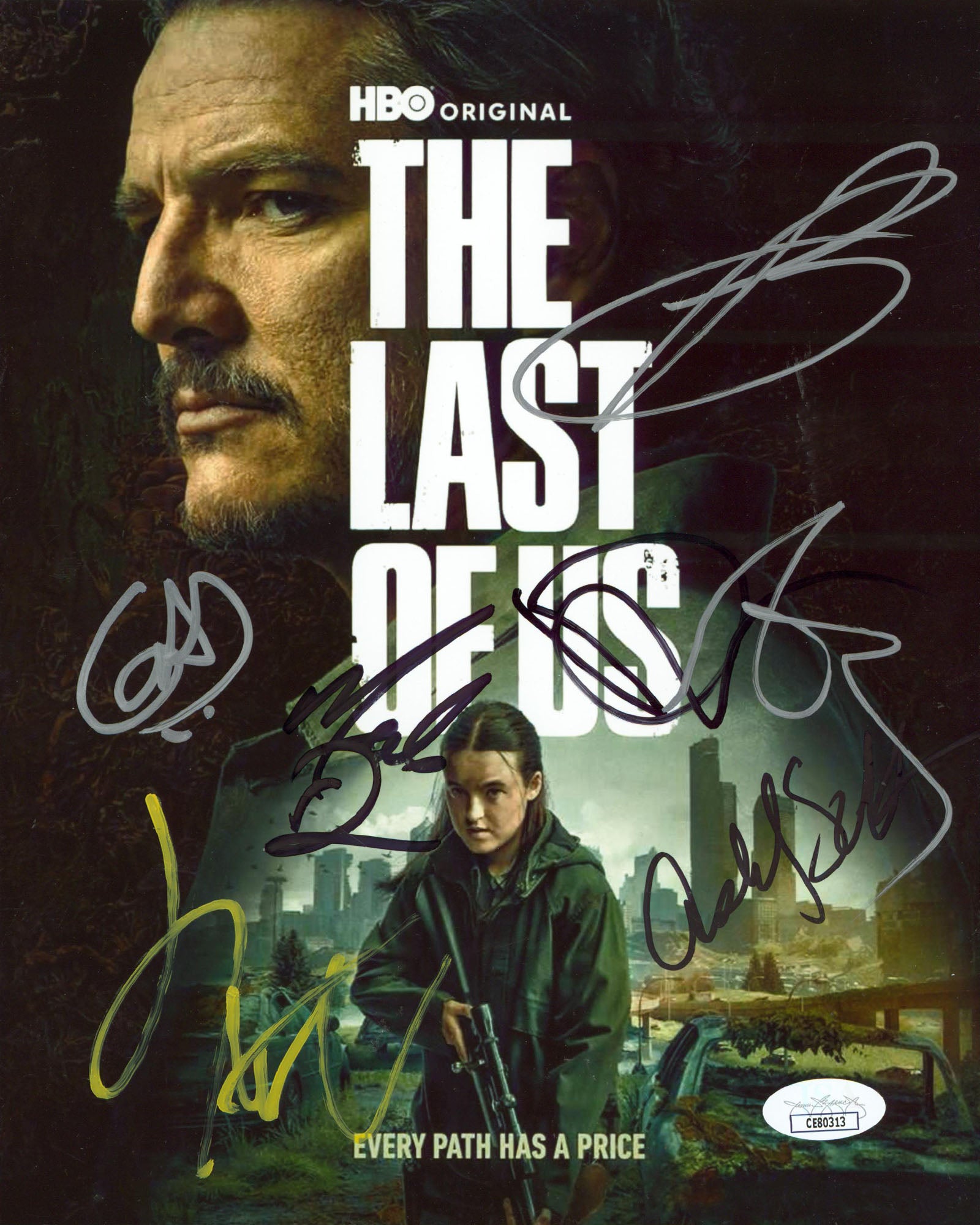 (6) Santaolalla, Baker, Mazino, +3 The Last Of Us Signed 8x10 Photo JSA #CE80313