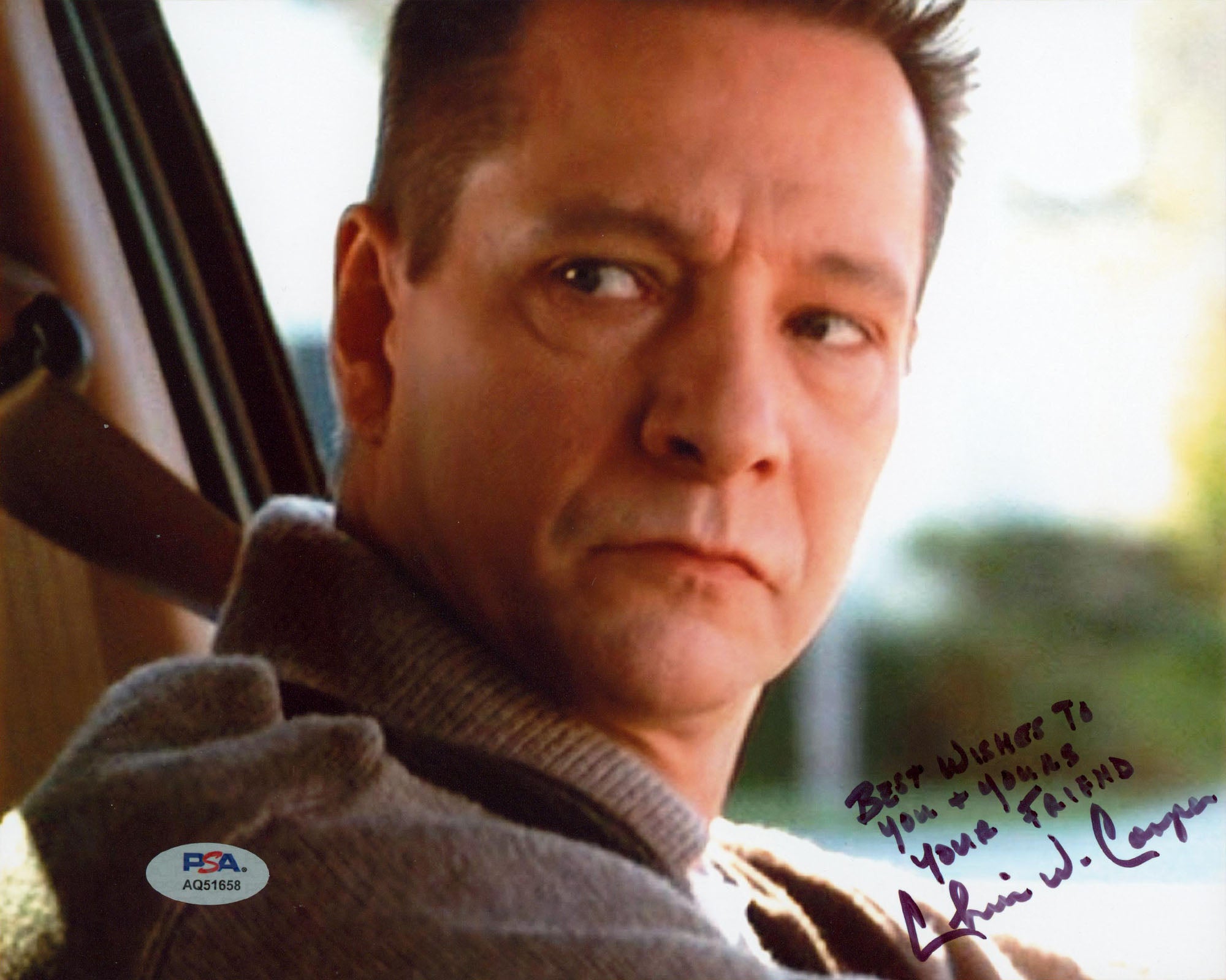 Chris Cooper American Beauty "Best Wishes" Signed 8x10 Photo PSA/DNA #AQ51658