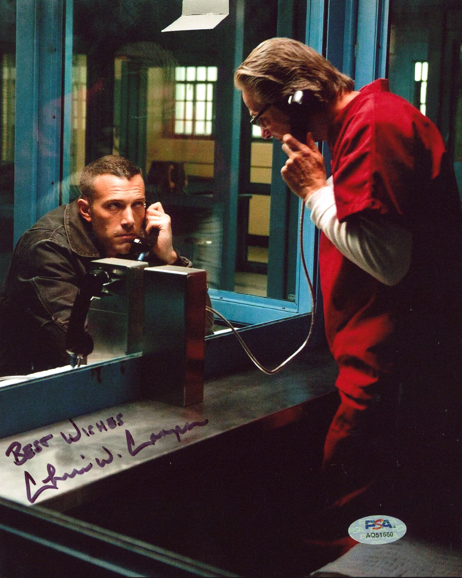 Chris Cooper The Town "Best Wishes" Authentic Signed 8x10 Photo PSA/DNA 2