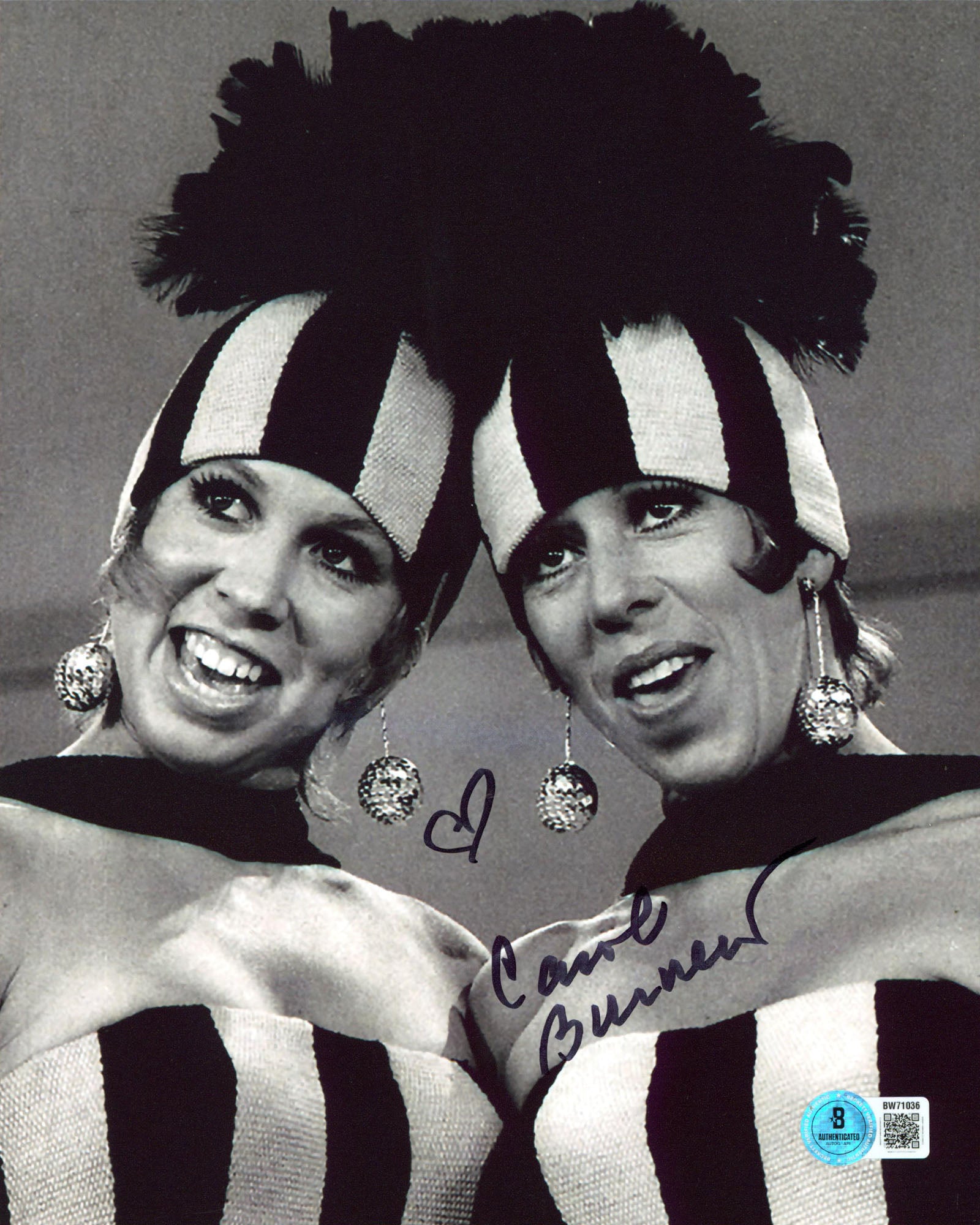 Carol Burnett The Carol Burnett Show Authentic Signed 8x10 Photo BAS #BW71036