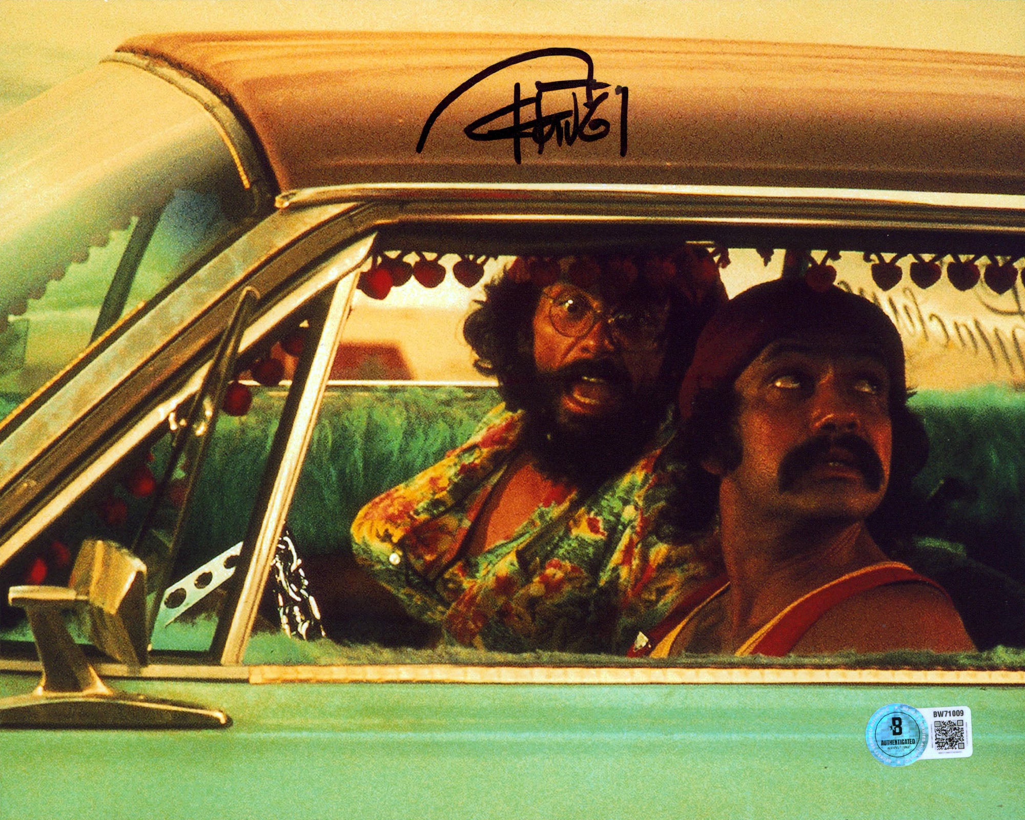 Tommy Chong Up in Smoke Authentic Signed 8x10 Horizontal Photo BAS 19