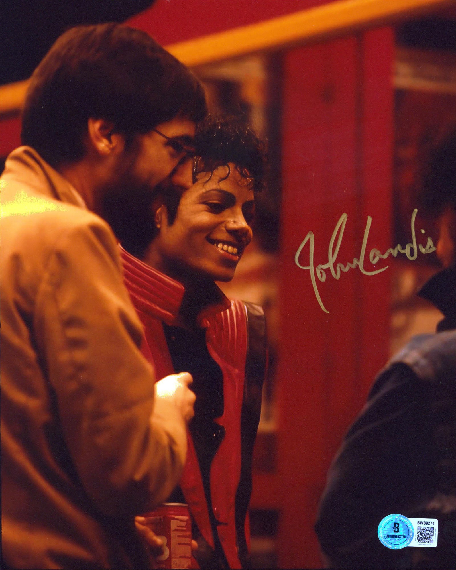 John Landis Thriller Authentic Signed 8x10 Vertical Photo Autographed BAS 7