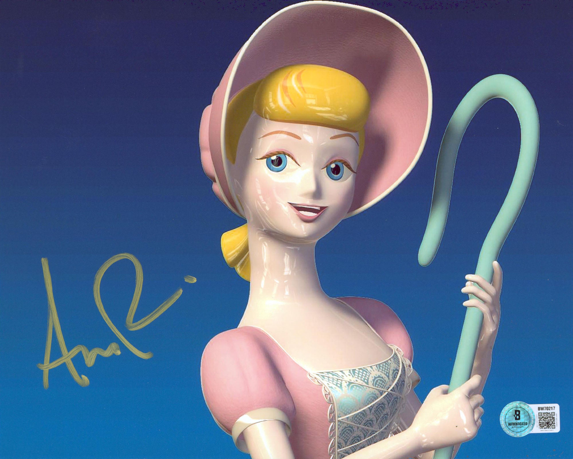 Annie Potts Toy Story Authentic Signed 8x10 Horizontal Photo BAS 15