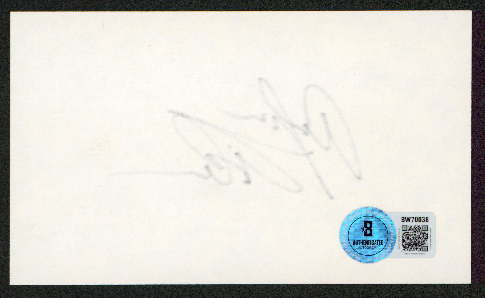 Alfonso Ribeiro Fresh Prince of Bel-Air Signed 3x5 Index Card BAS #BW70038