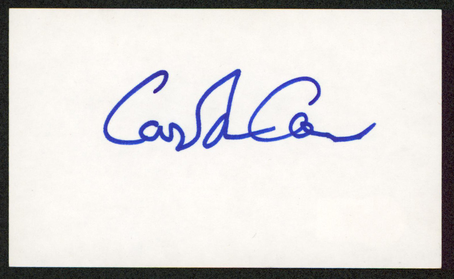 Carolyn Aaron The Marvelous Mrs. Maisel Signed 3x5 Index Card BAS #BW70071