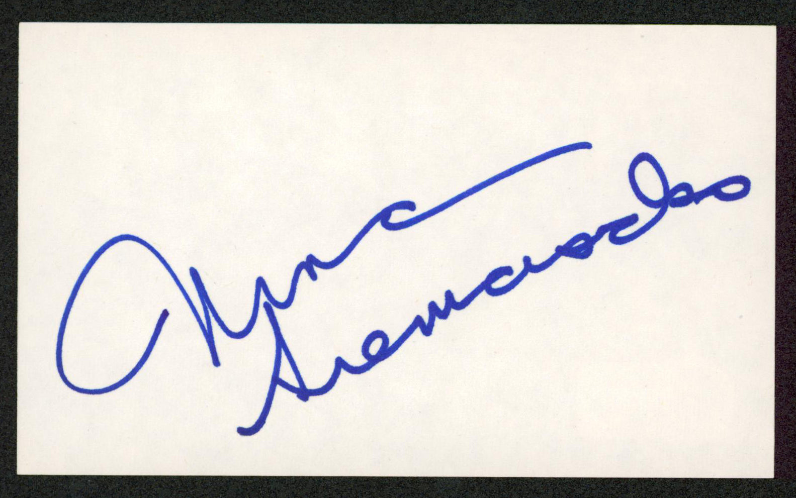 Nina Siemaszko The West Wing Authentic Signed 3x5 Index Card BAS #BW35495