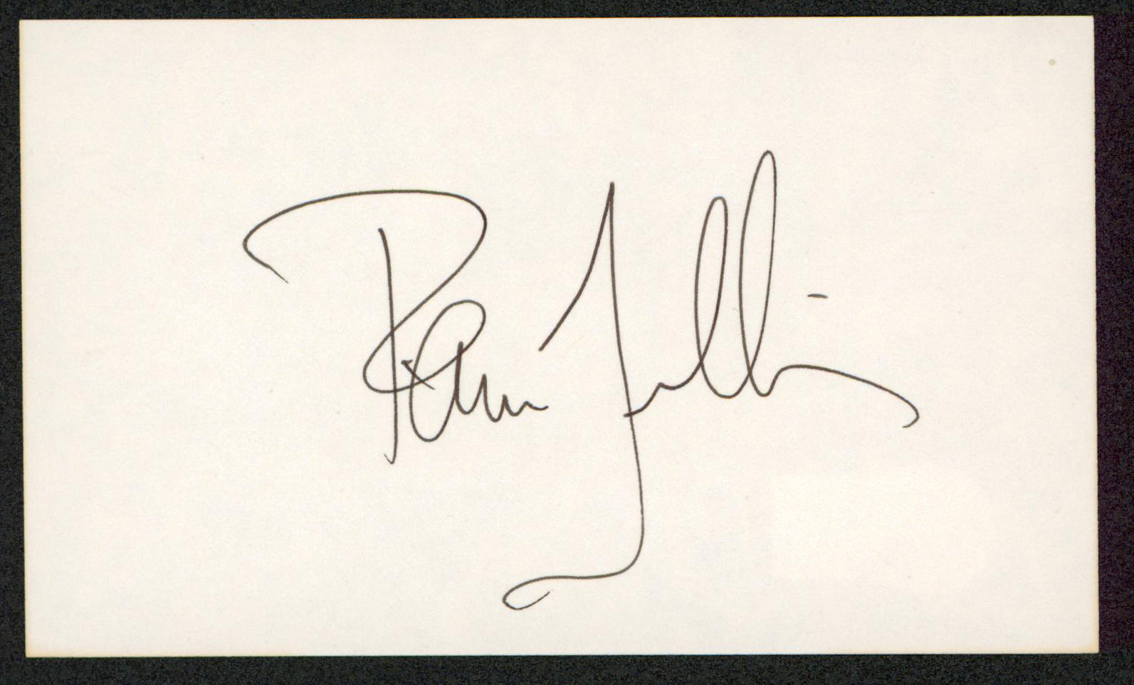 Pam Tillis Singer Authentic Signed 3x5 Index Card Autographed BAS #BW35496