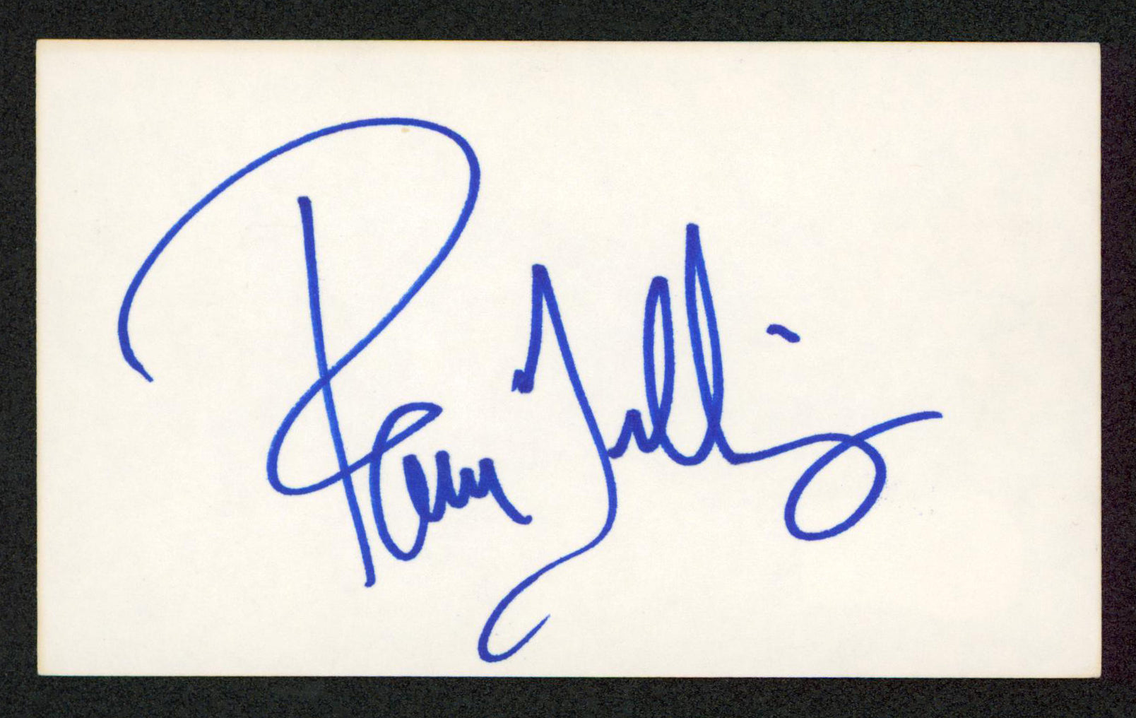 Pam Tillis Singer Authentic Signed 3x5 Index Card Autographed BAS #BW35497