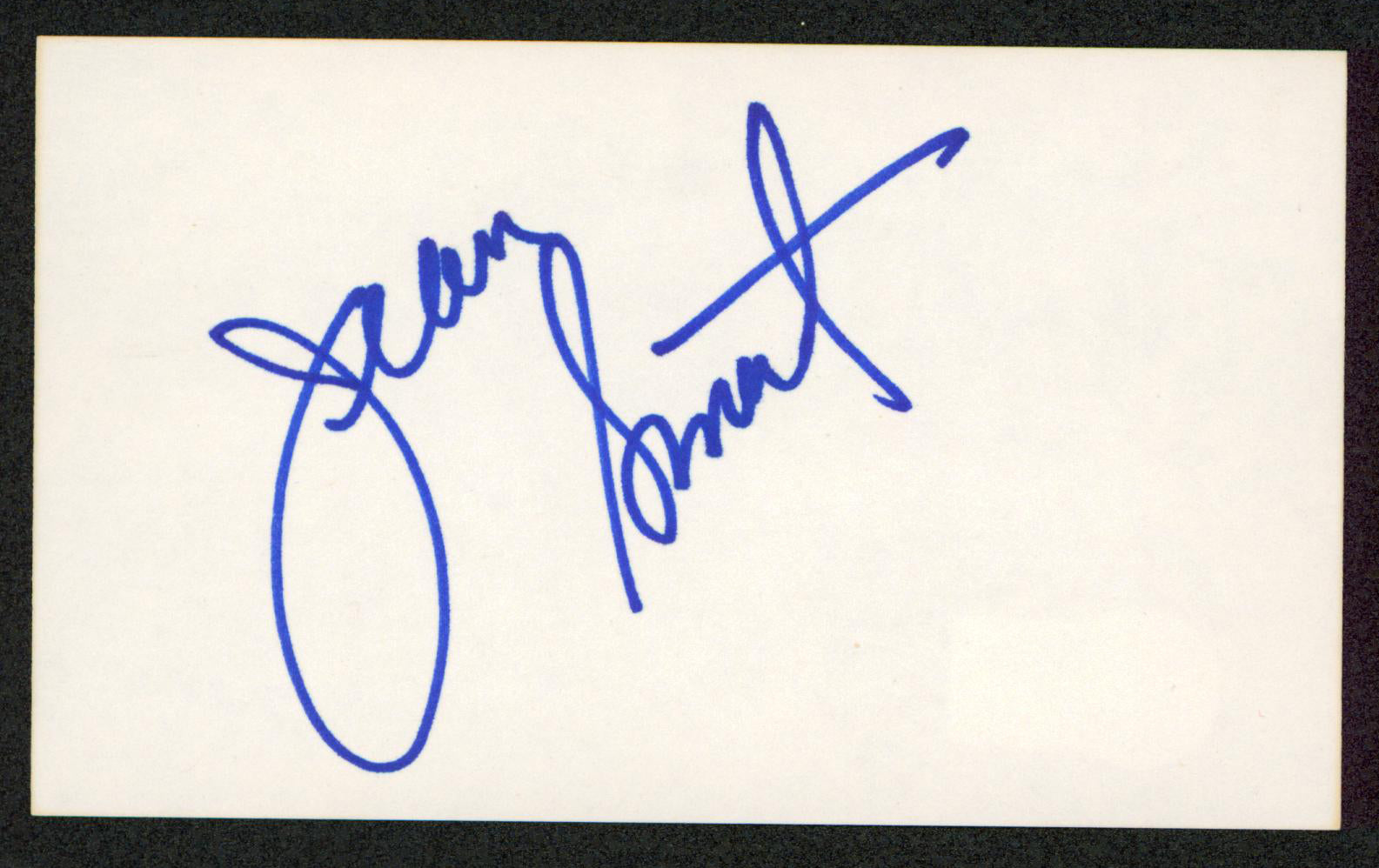 Jean Smart Watchmen Authentic Signed 3x5 Index Card Autographed BAS #BW35499