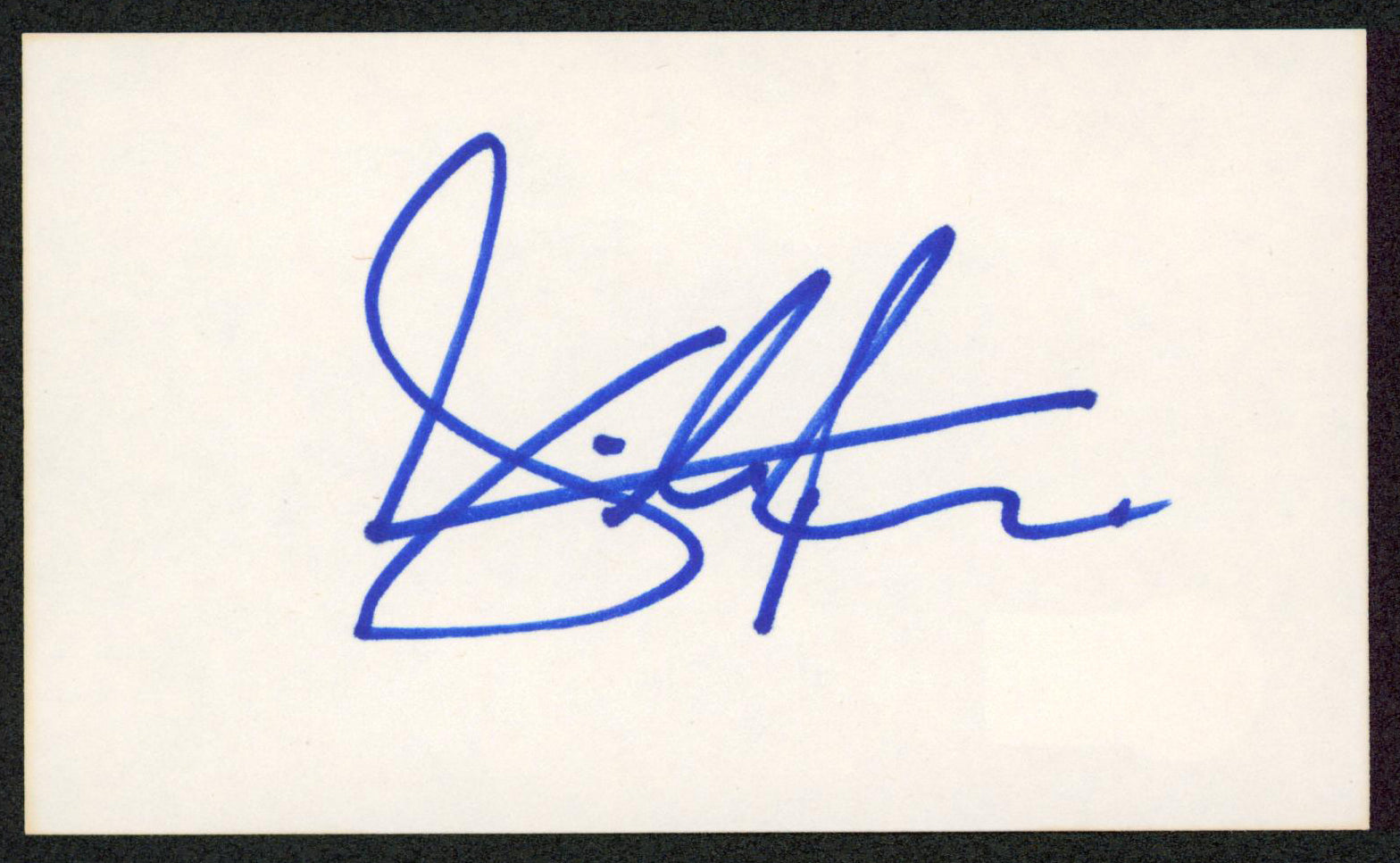 Anthony LaPaglia Without a Trace Authentic Signed 3x5 Index Card BAS #BW35544