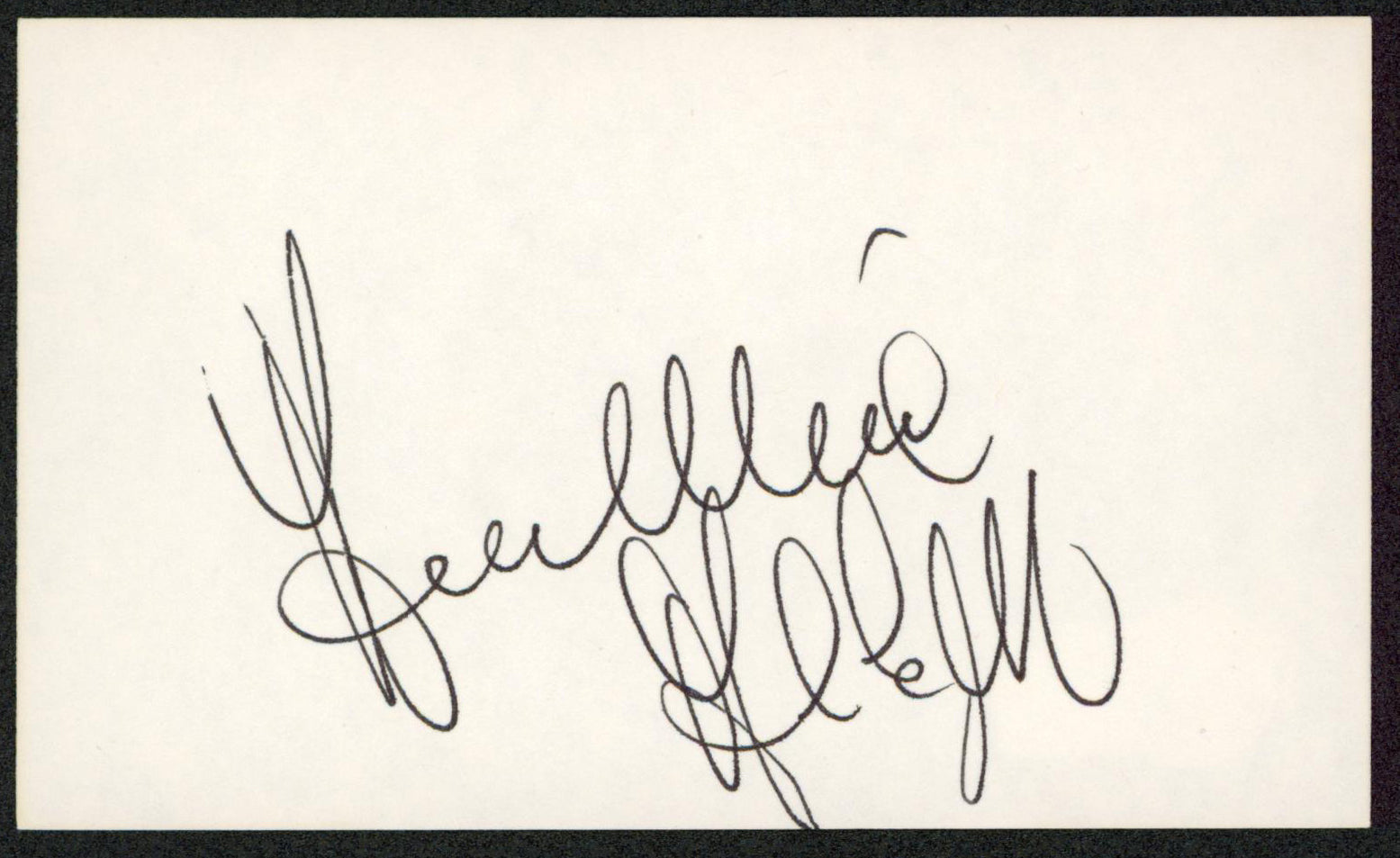 Anna Maria Alberghetti Carnival! Authentic Signed 3x5 Index Card BAS #BW70105