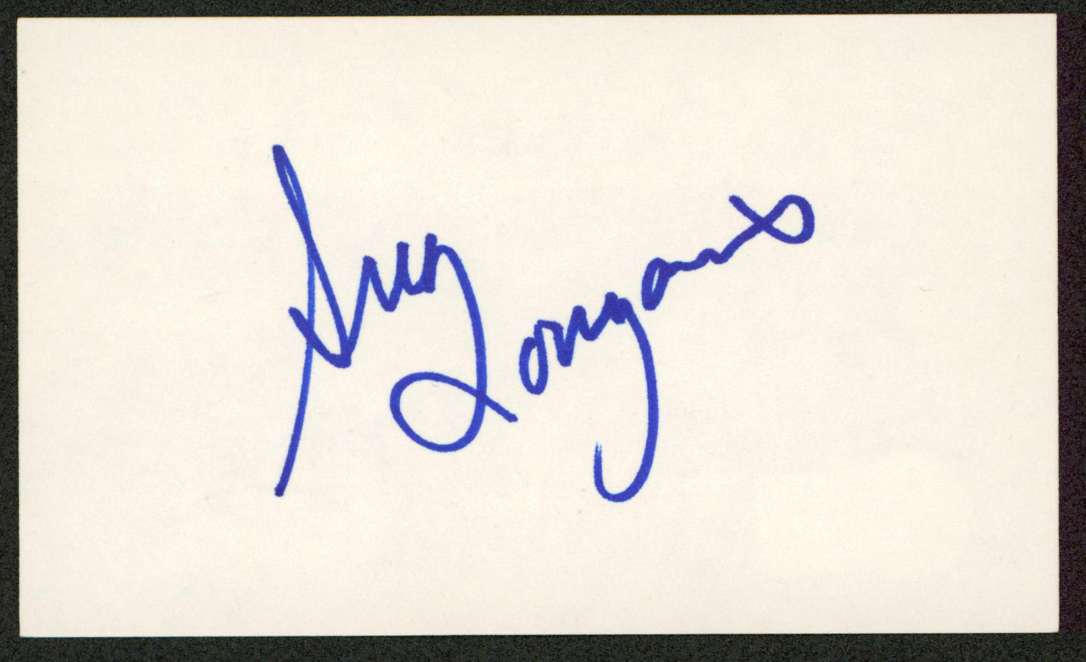 Greg Louganis Summer Olympics Authentic Signed 3x5 Index Card Autographed BAS