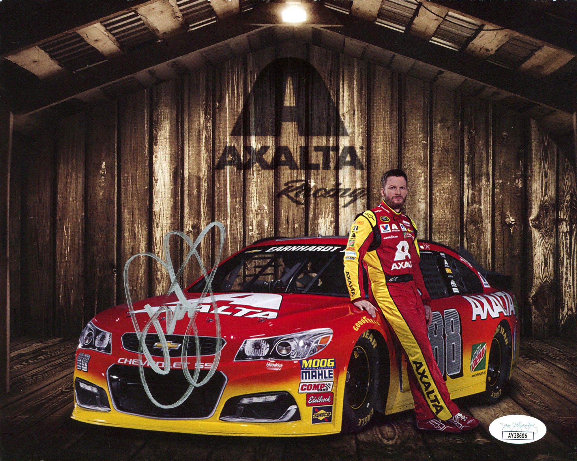 NASCAR Dale Earnhardt Jr. Authentic Signed 8x10 Promotional Photo JSA #AY28696