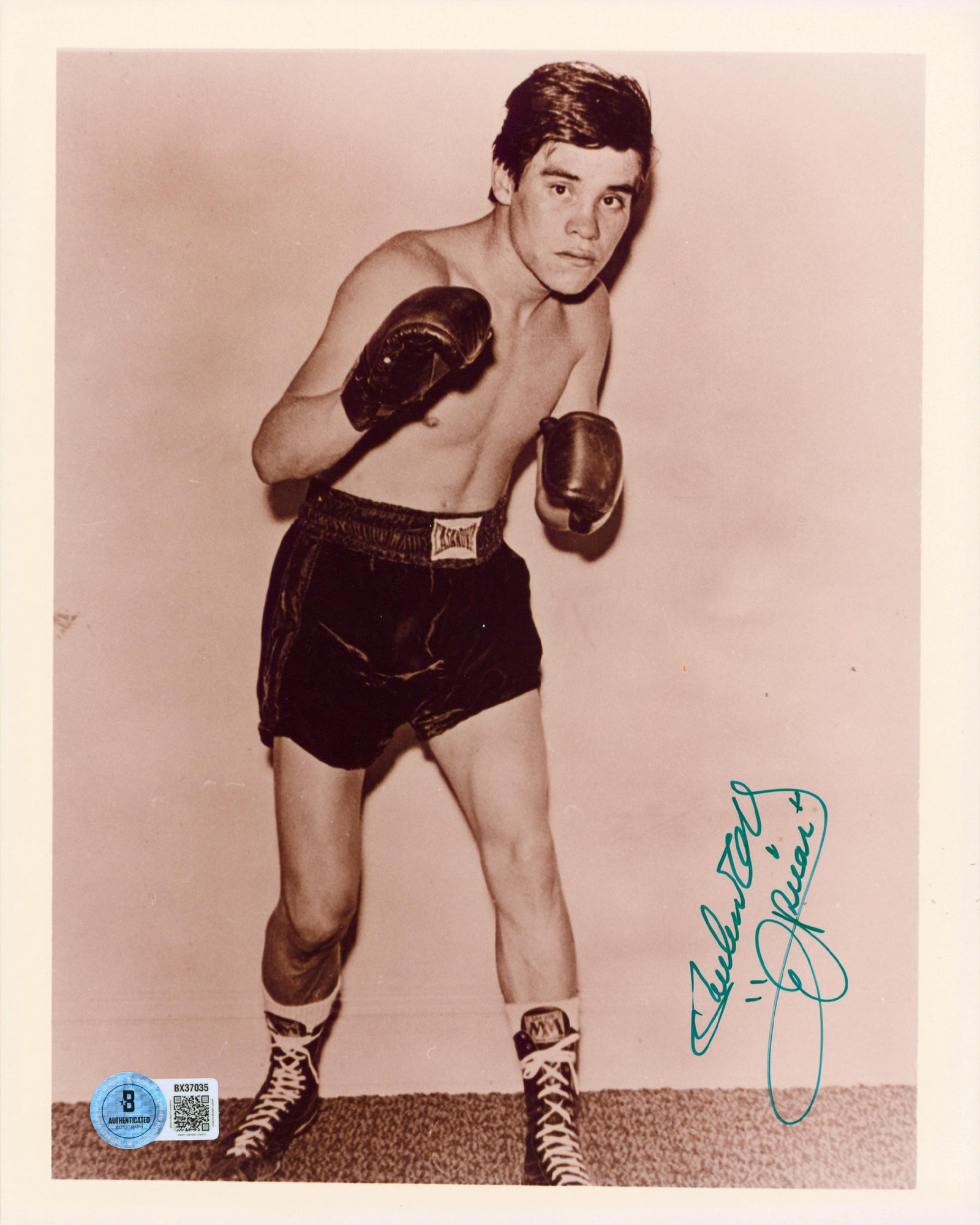 Ruben Olivares "El Puas" Authentic Signed 8x10 Photo Autographed BAS #BX37035