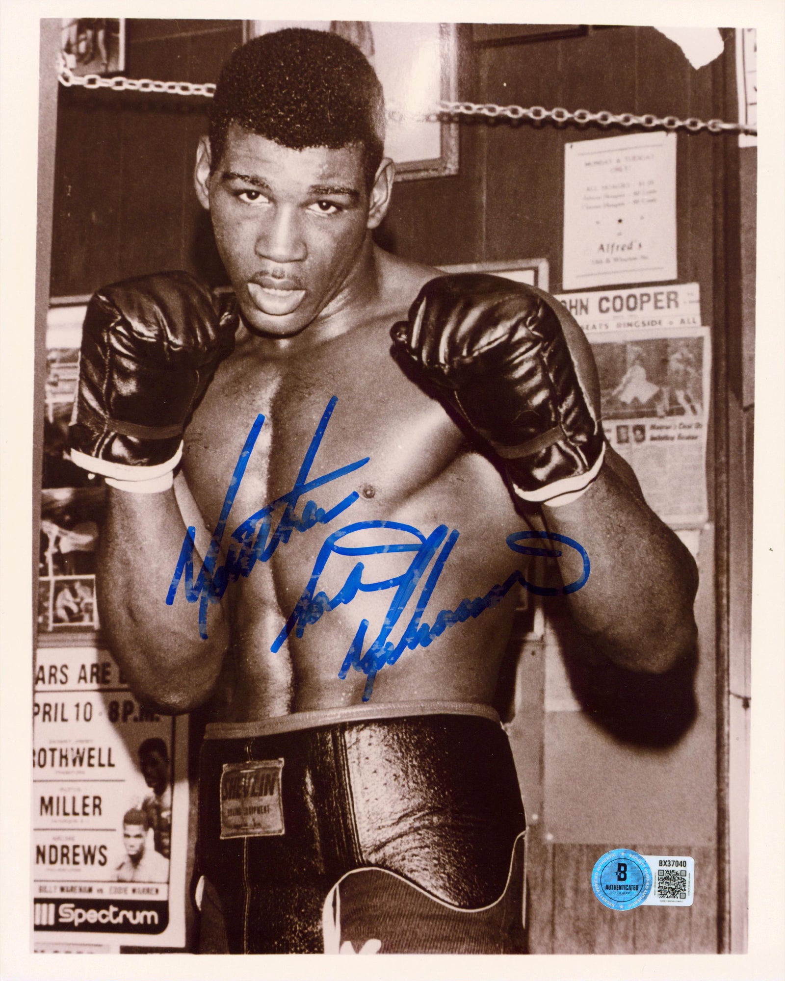 Matthew Saad Muhammad Authentic Signed 8x10 Vertical Photo BAS #BX37040