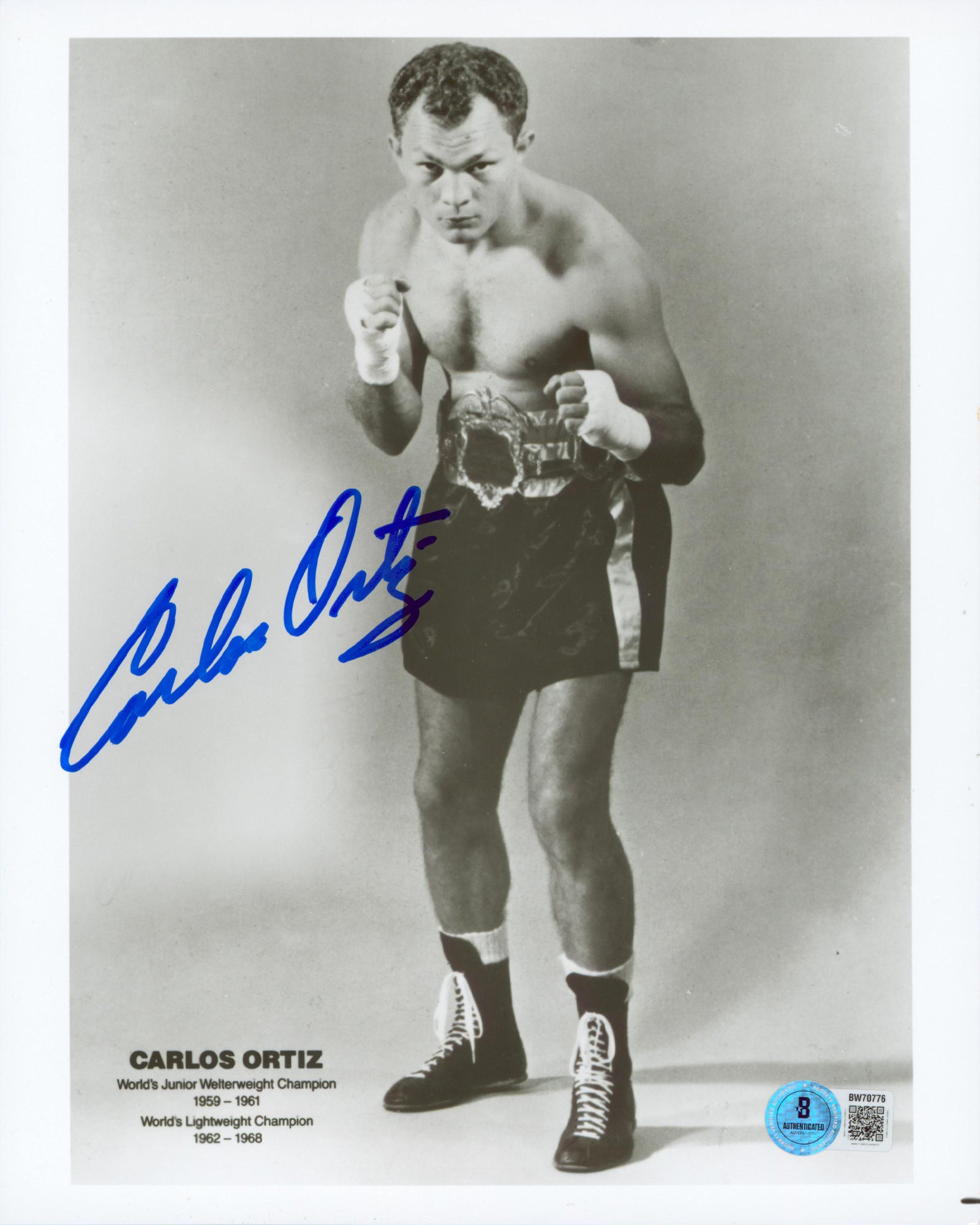 Carlos Ortiz Authentic Signed 8x10 Vertical Photo Autographed BAS #BW70776